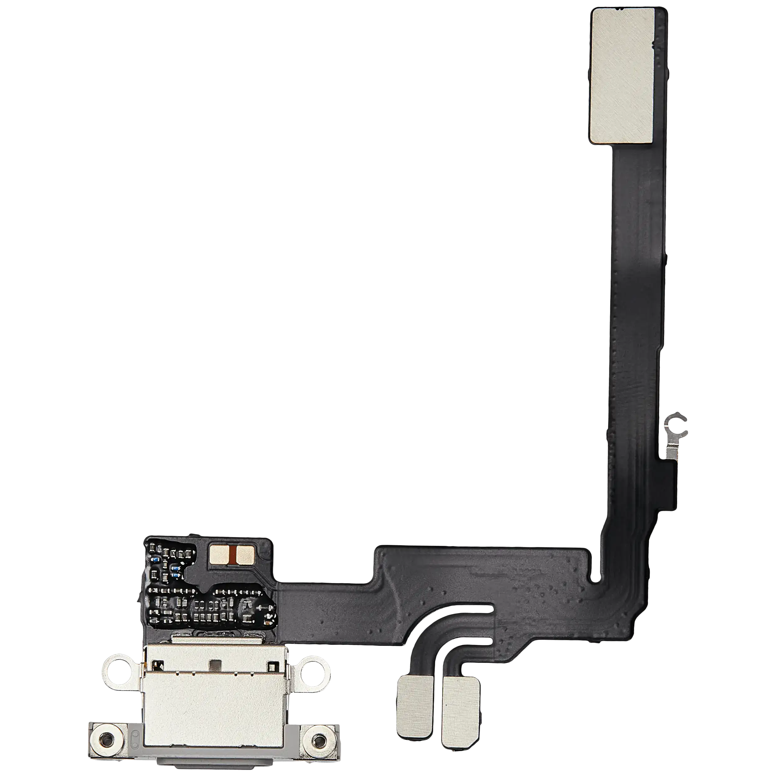 Charging Port Flex Cable For iPhone 16 Pro (Aftermarket Plus) (White Titanium) - Image 7