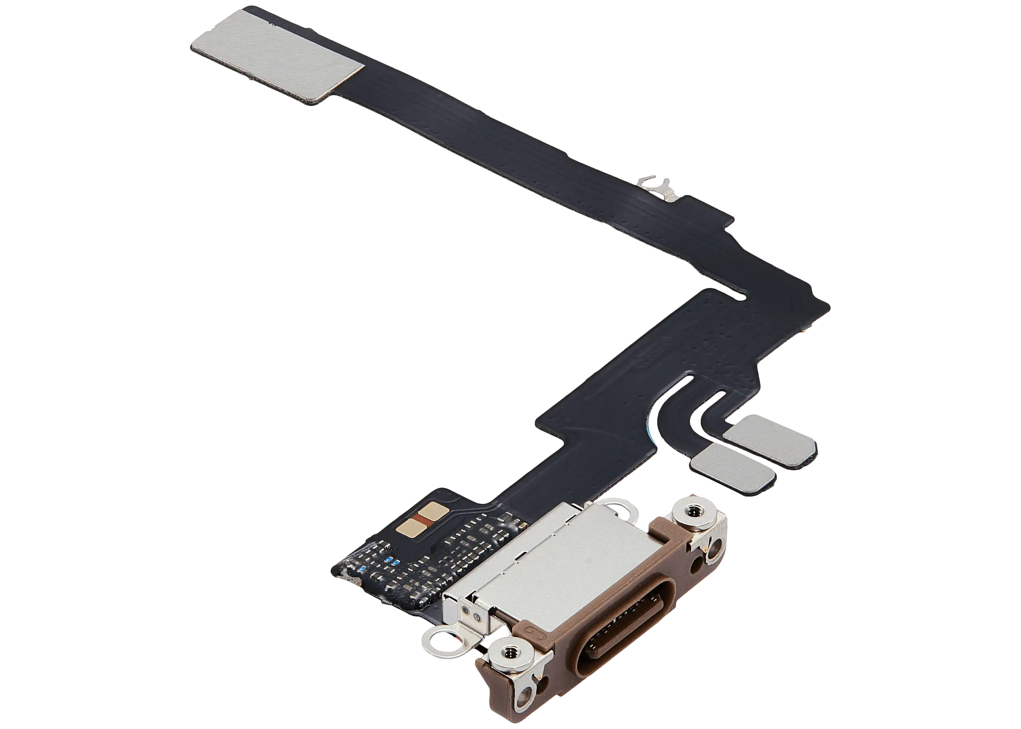Charging Port Flex Cable For iPhone 16 Pro (Aftermarket Plus) (Desert Titanium) - Image 10