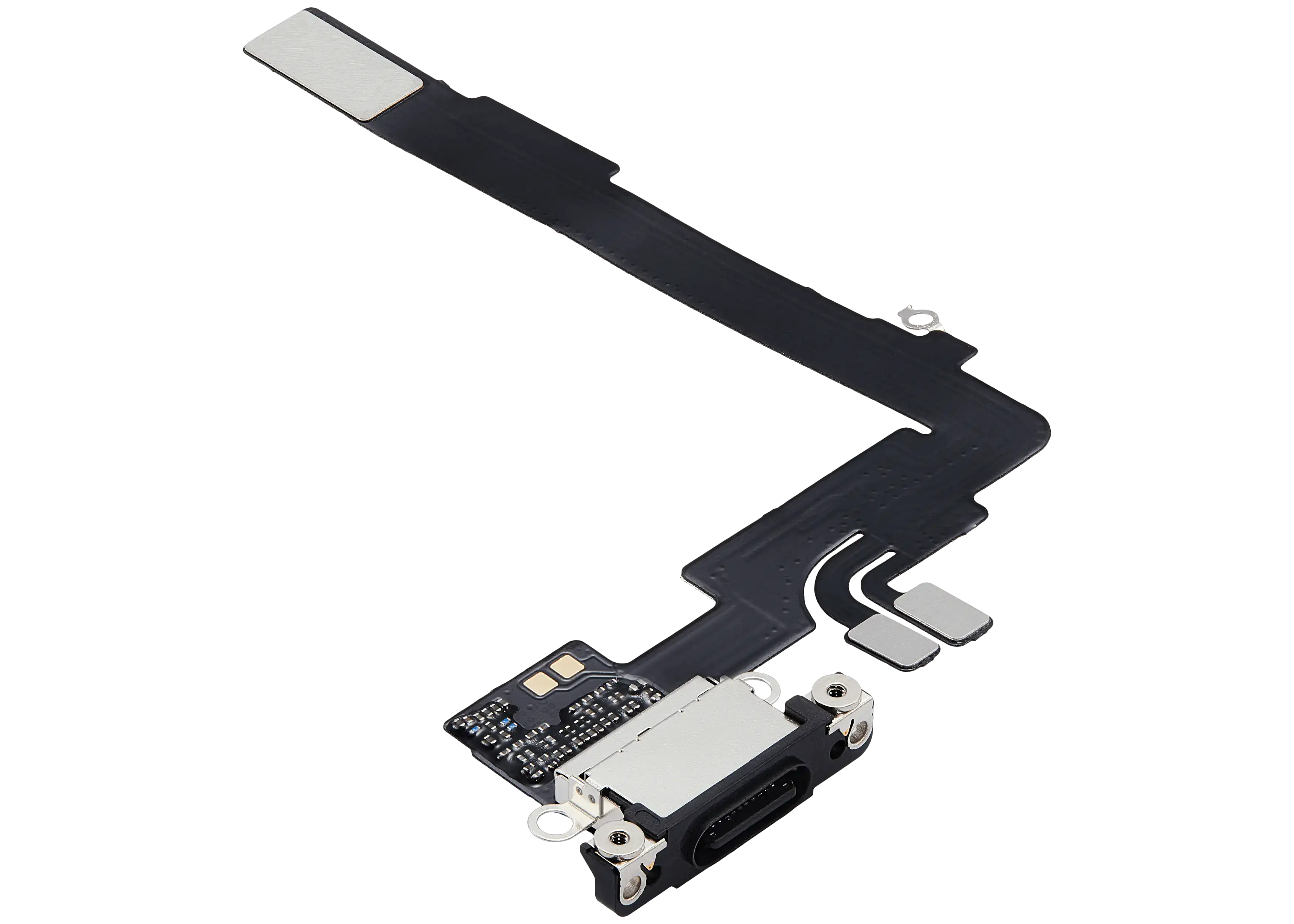 Charging Port Flex Cable For iPhone 16 Pro Max (Aftermarket Plus) (Black Titanium) - Image 9