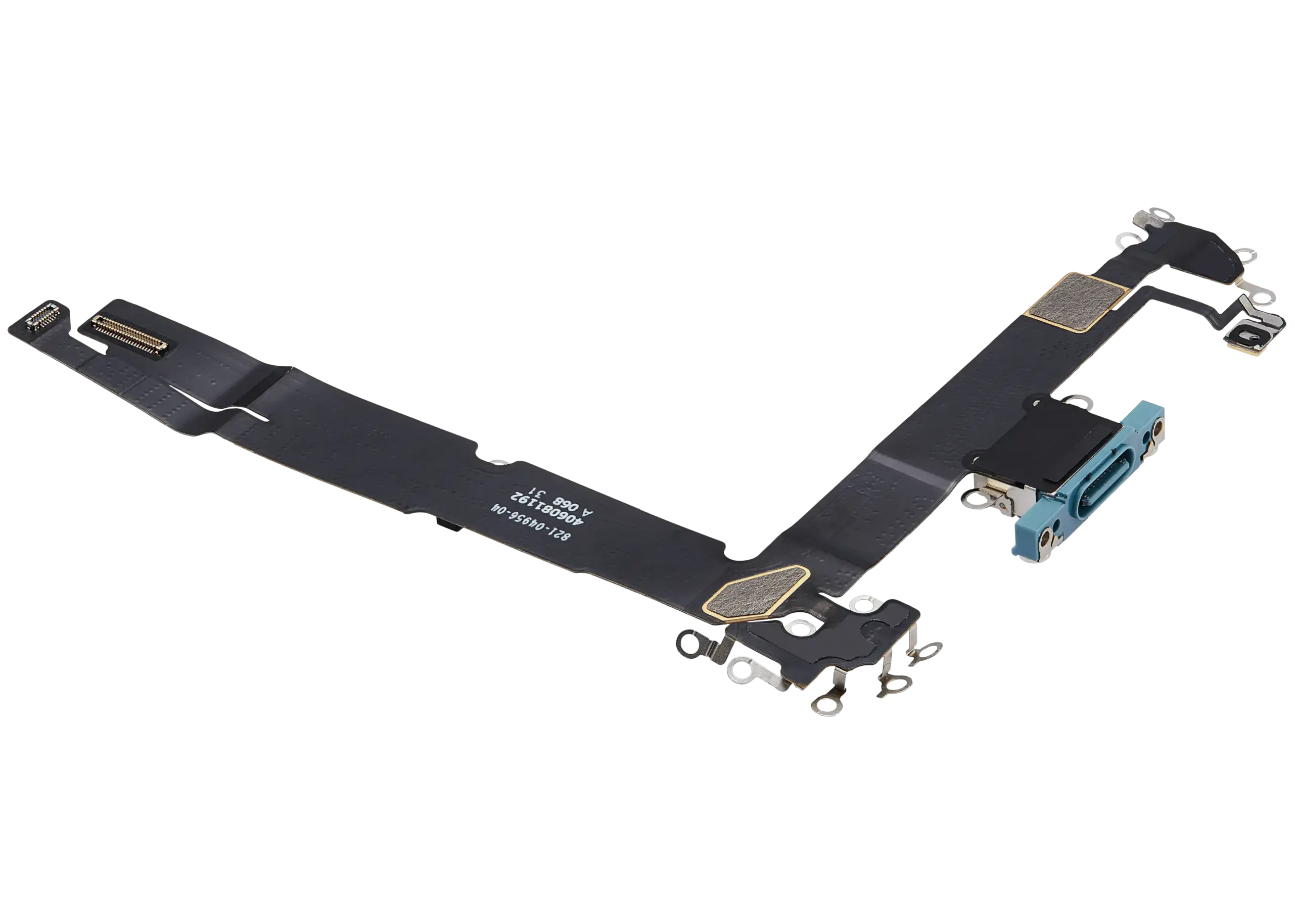 Charging Port Flex Cable For iPhone 16 Plus (Premium) (Teal) - Image 4