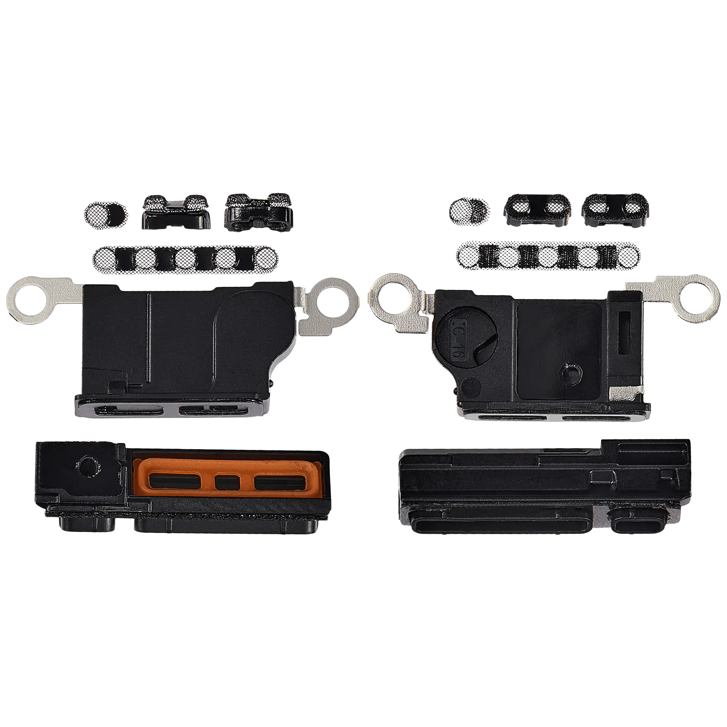 Loudspeaker / Mic Mesh For iPhone 16 Pro Max (Black Titanium) (10 Pack)