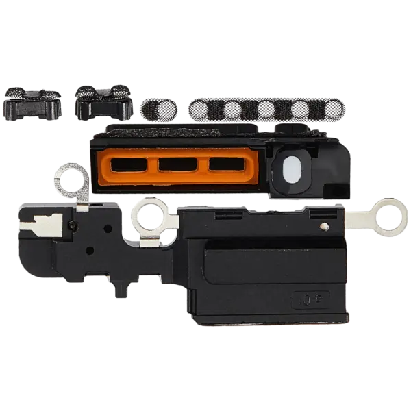 Loudspeaker / Mic Mesh For iPhone 16 Plus (Black) (10 Pack)