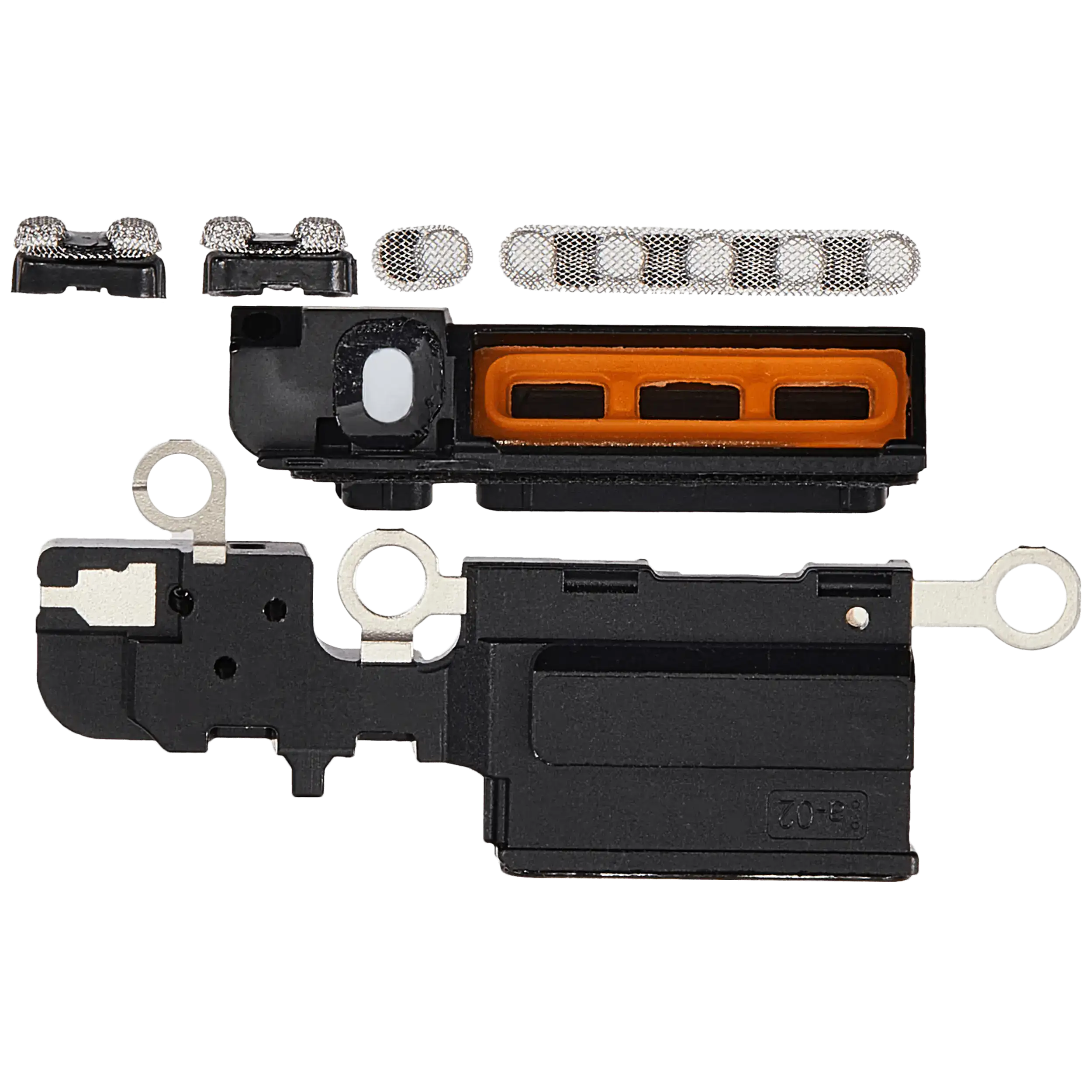 Loudspeaker / Mic Mesh For iPhone 16 Plus (White) (10 Pack) - Image 6