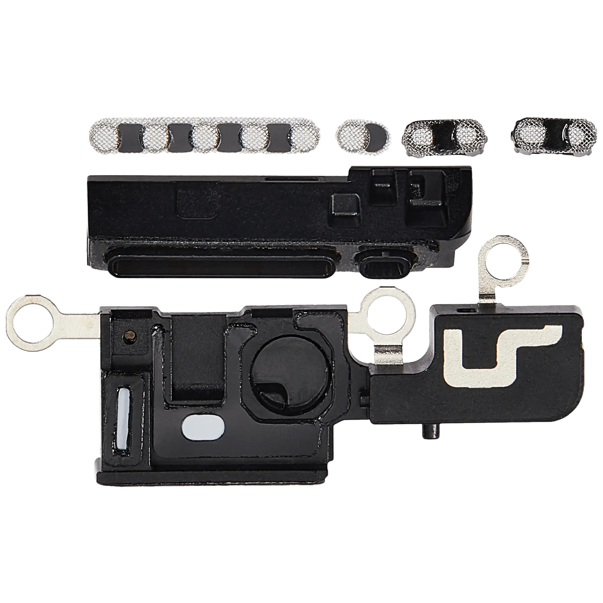 Loudspeaker / Mic Mesh For iPhone 16 Plus (White) (10 Pack) - Image 7