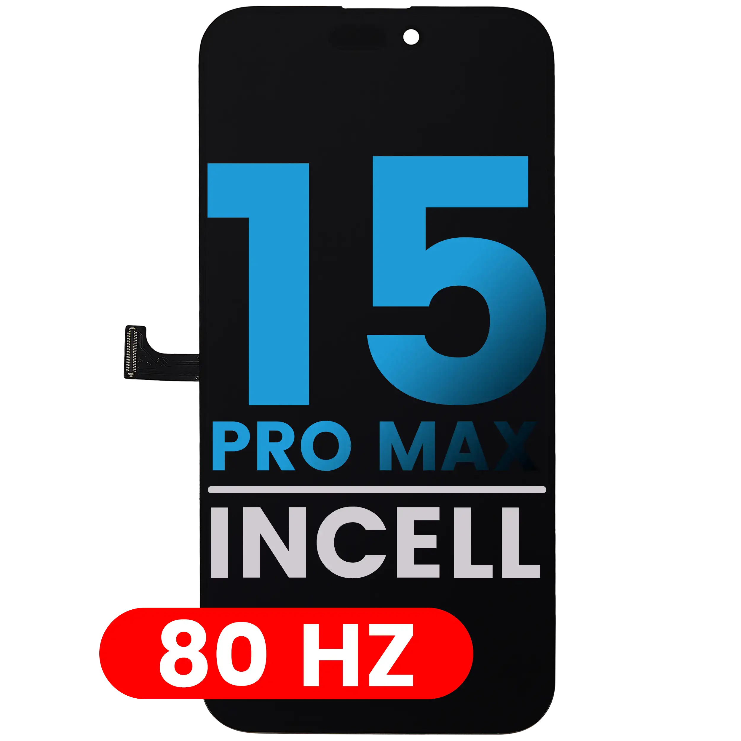 LCD Assembly For iPhone 15 Pro Max (Aftermarket: AQ7 / Incell)