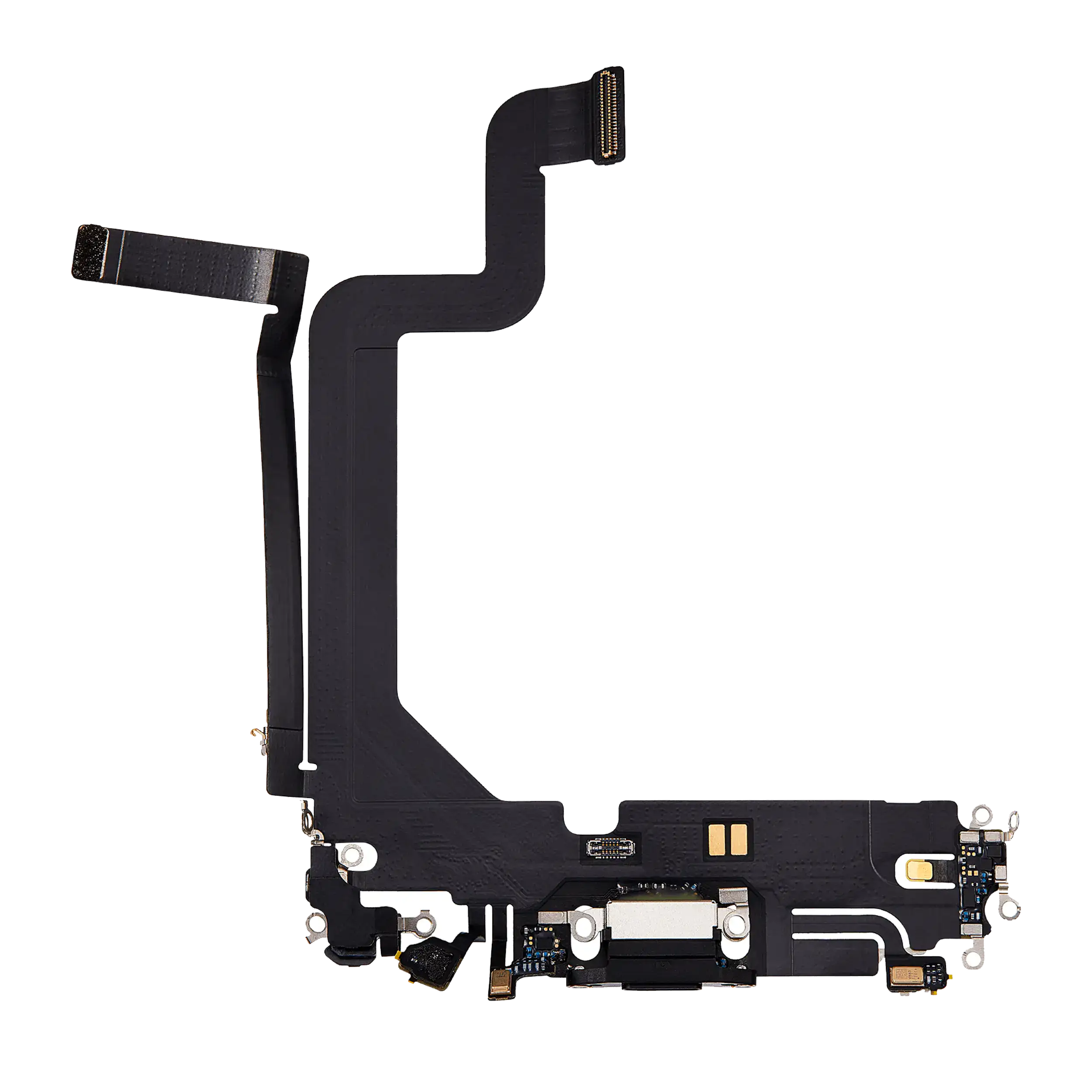 Charging Port Flex Cable For iPhone 14 Pro Max (Used OEM Pull) (Space Black) - Image 15