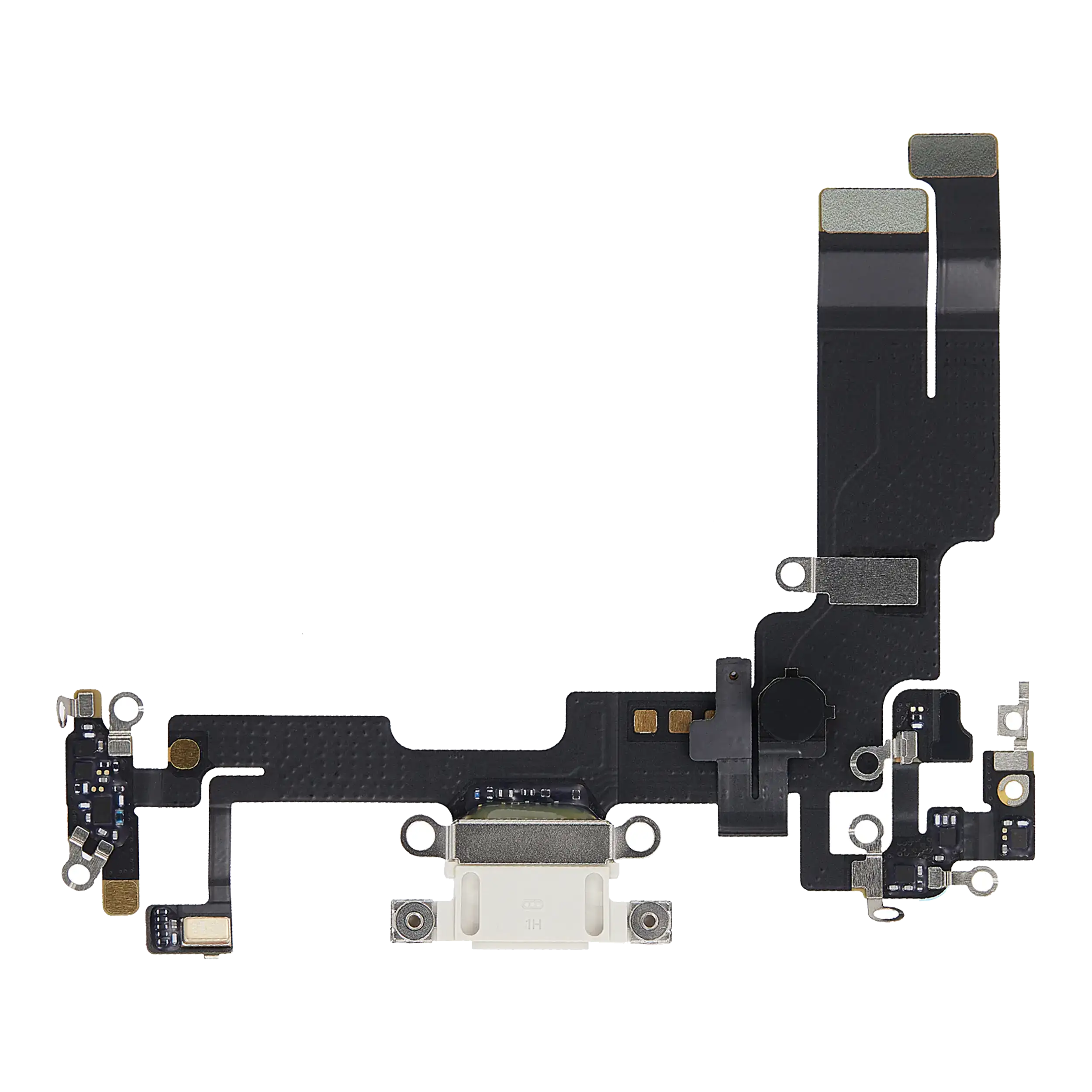 Charging Port Flex Cable For iPhone 14 (Used OEM Pull) (Starlight) - Image 10