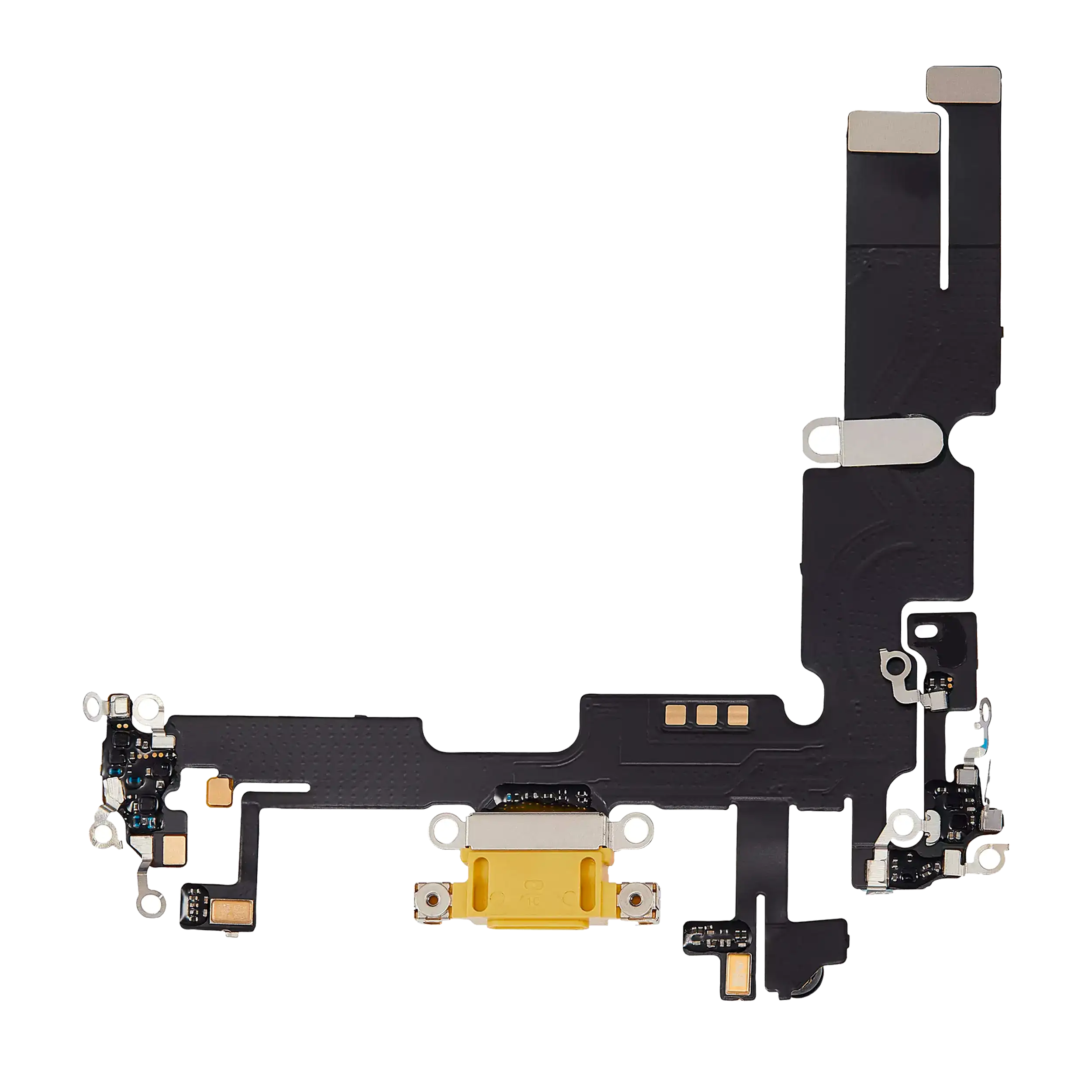 Charging Port Flex Cable For iPhone 14 Plus (Aftermarket Plus) (Yellow) - Image 10