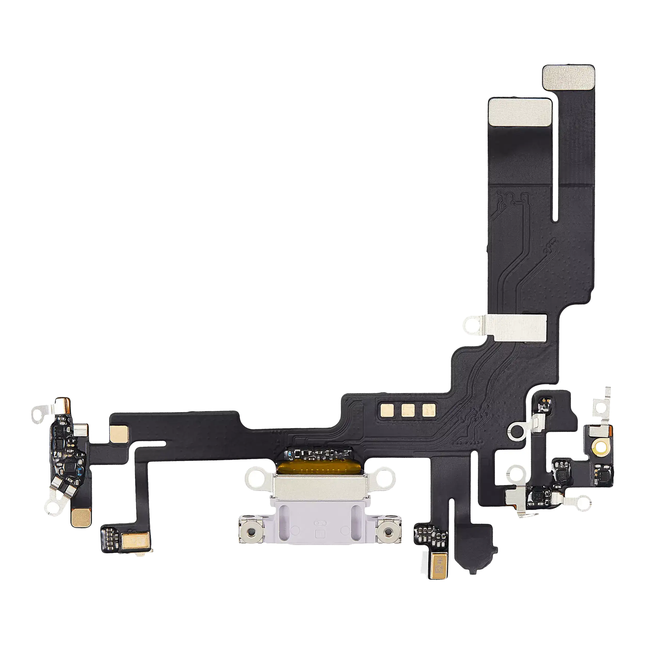 Charging Port Flex Cable For iPhone 14 (Aftermarket Plus) (Purple) - Image 10