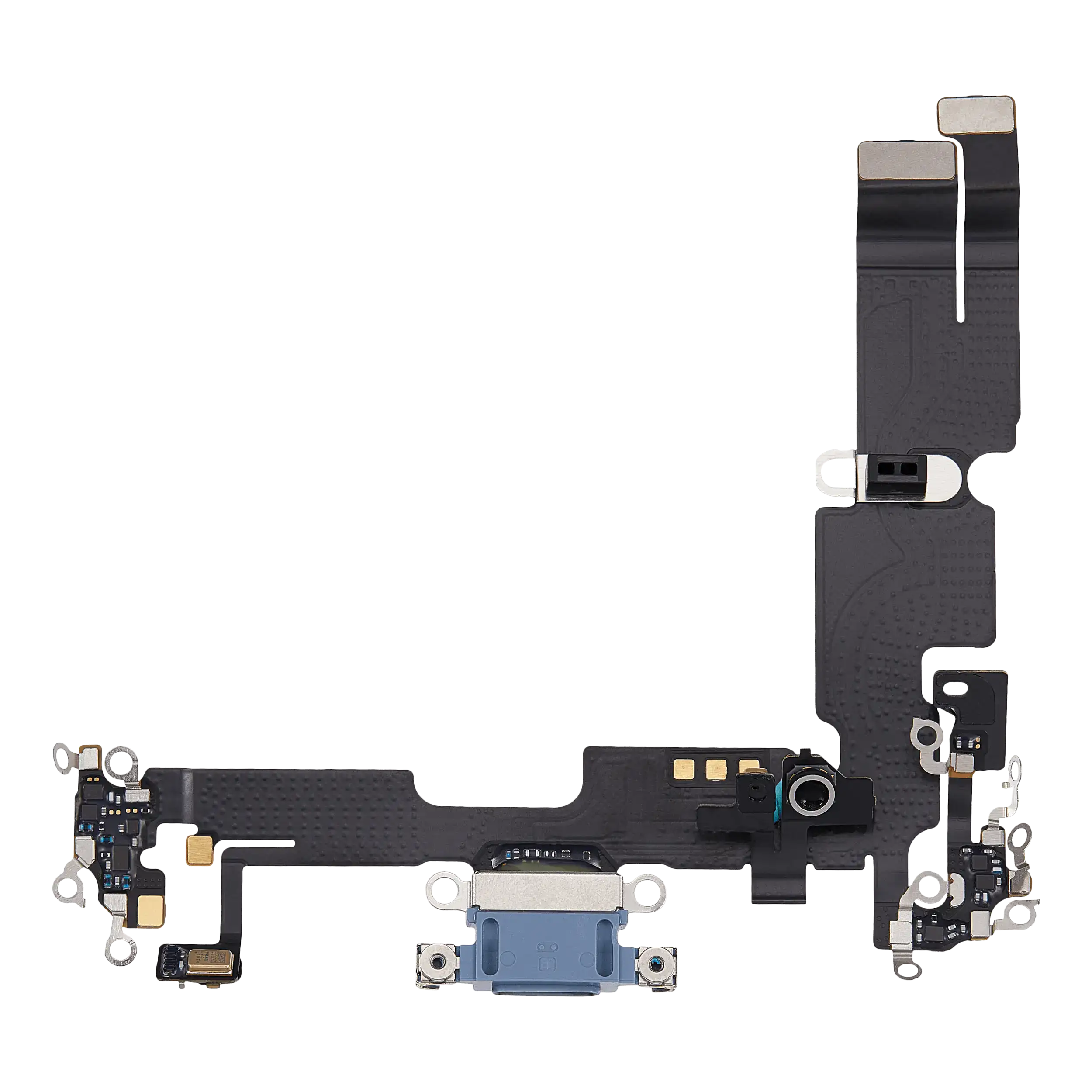 Charging Port Flex Cable For iPhone 14 Plus (Used OEM Pull) (Blue) - Image 5