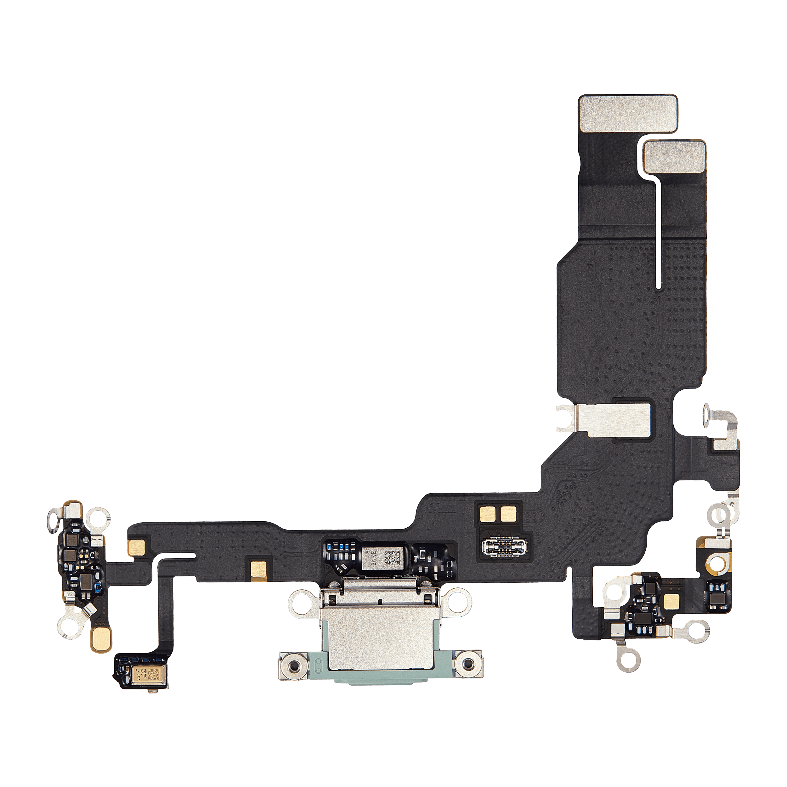 Charging Port Flex Cable For iPhone 15 (Premium) (Green) - Image 10