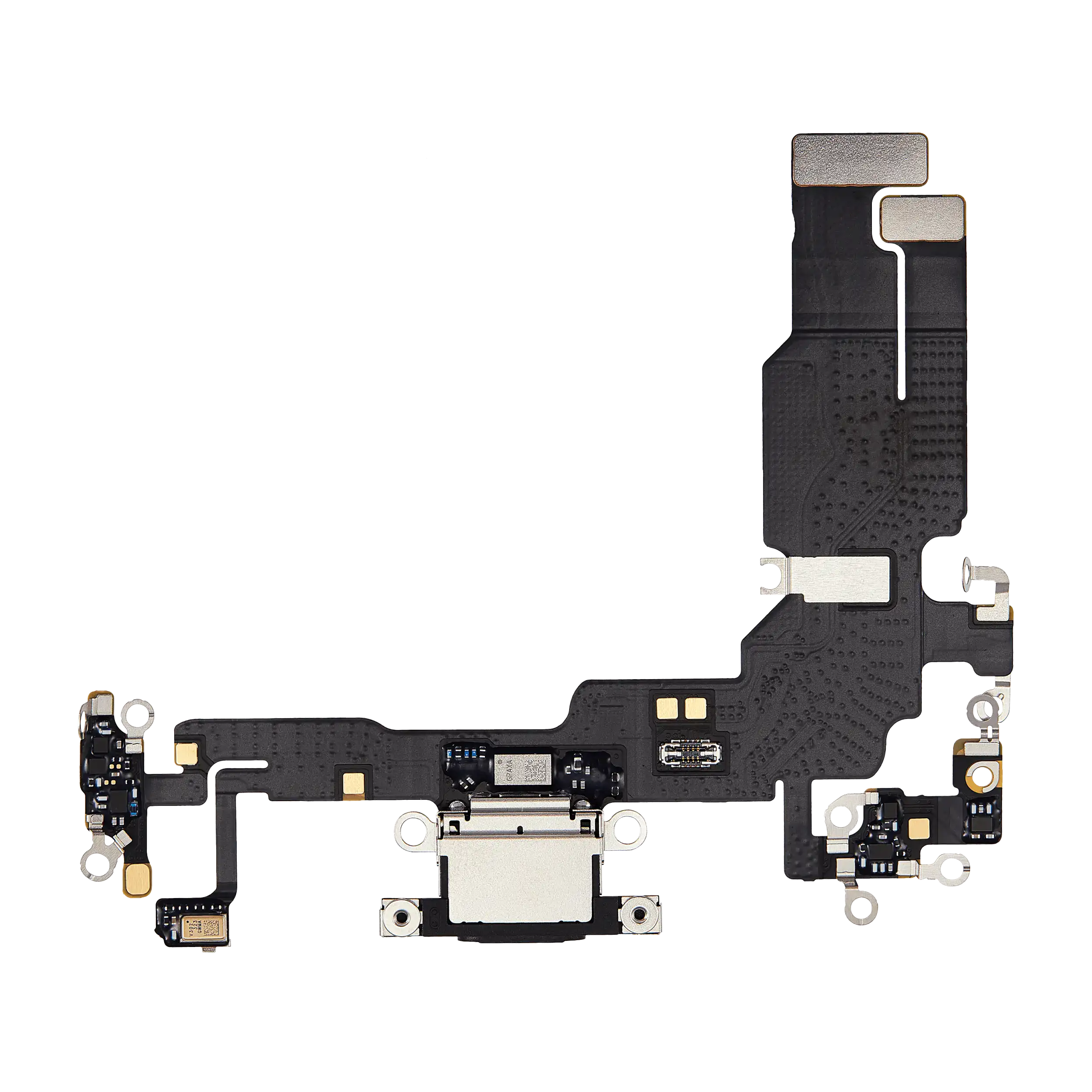 Charging Port Flex Cable For iPhone 15 (Premium) (Black) - Image 10