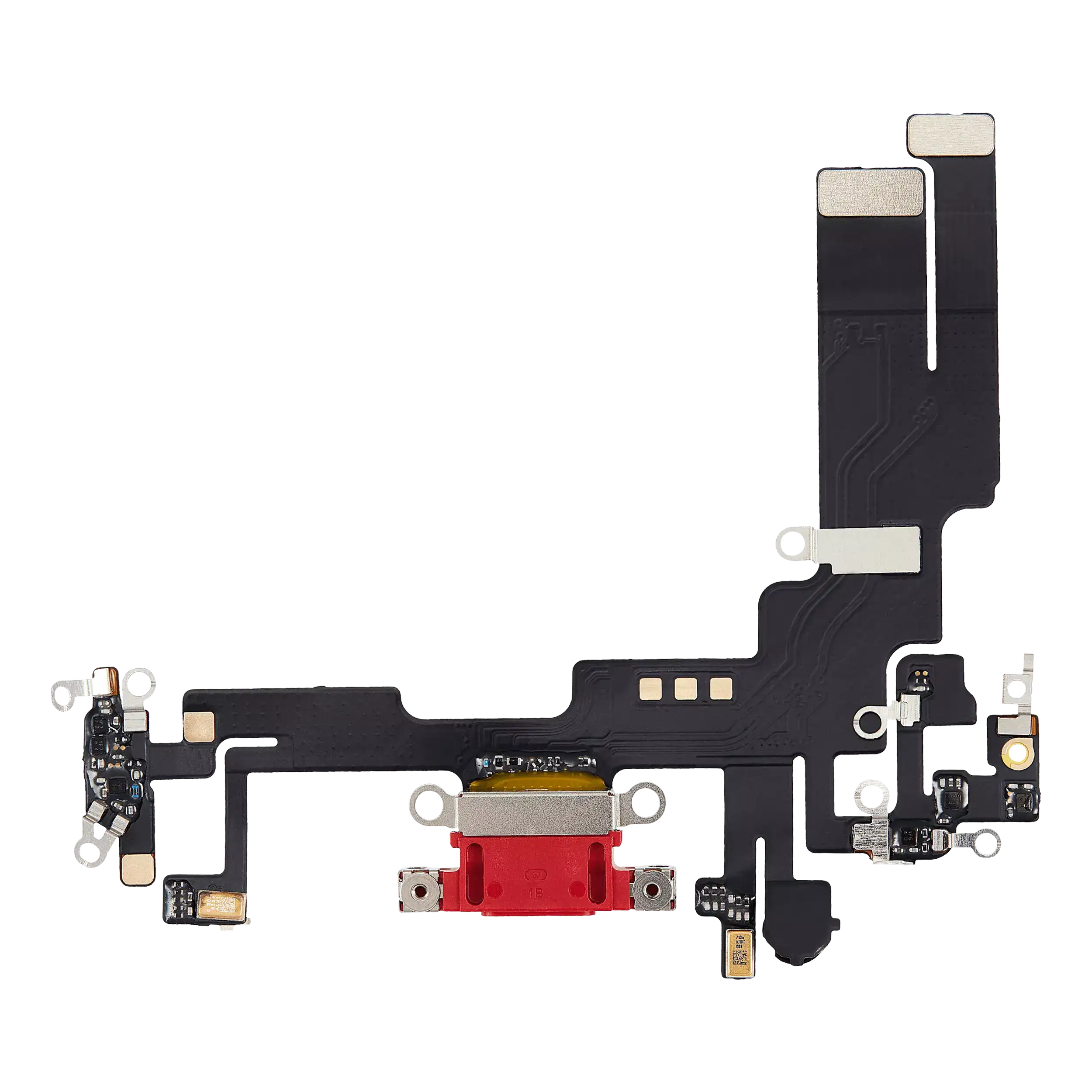 Charging Port Flex Cable For iPhone 14 (Aftermarket Plus) (Red) - Image 5