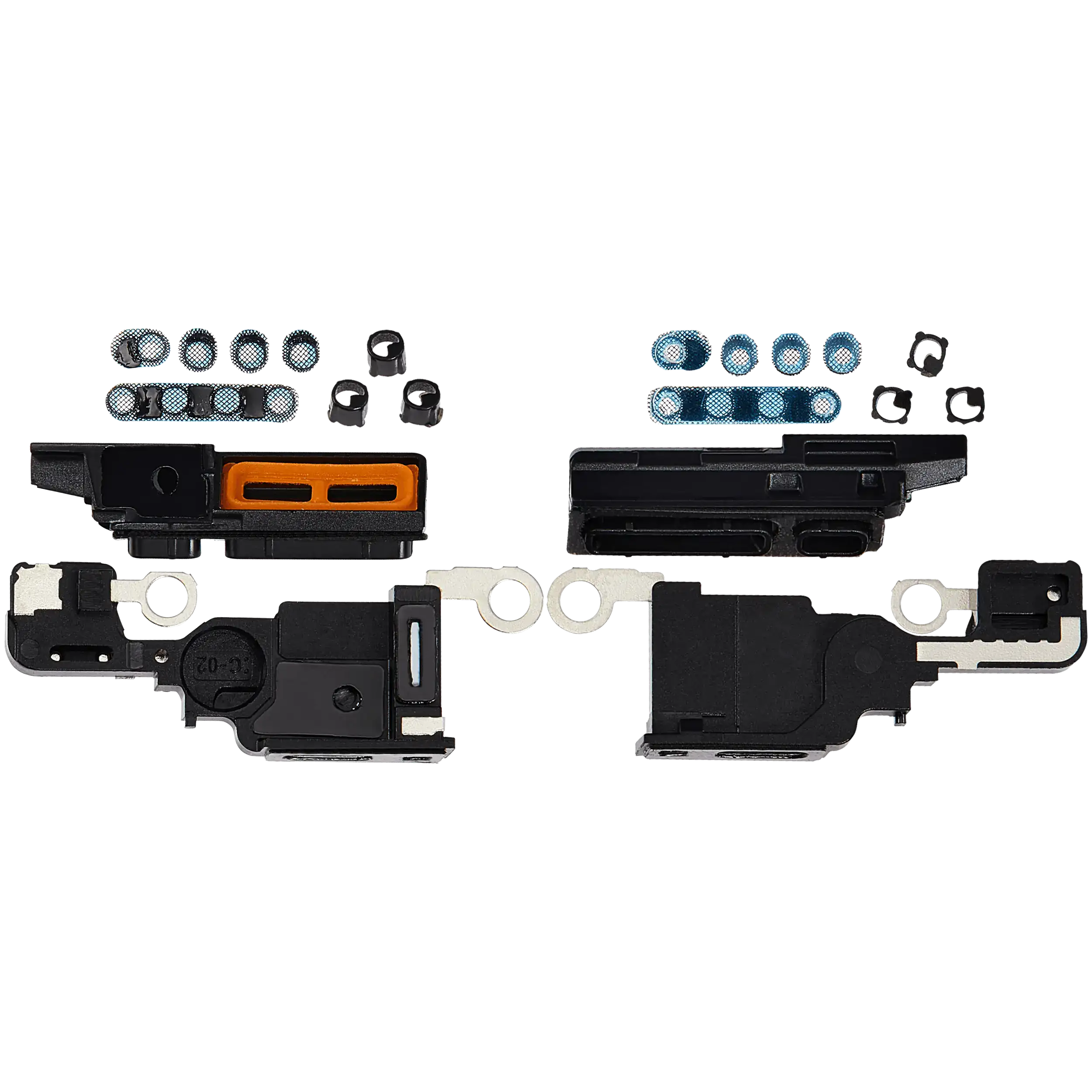 Loudspeaker / Mic Mesh For iPhone 16 Pro (Black) (10 Pack) - Image 11