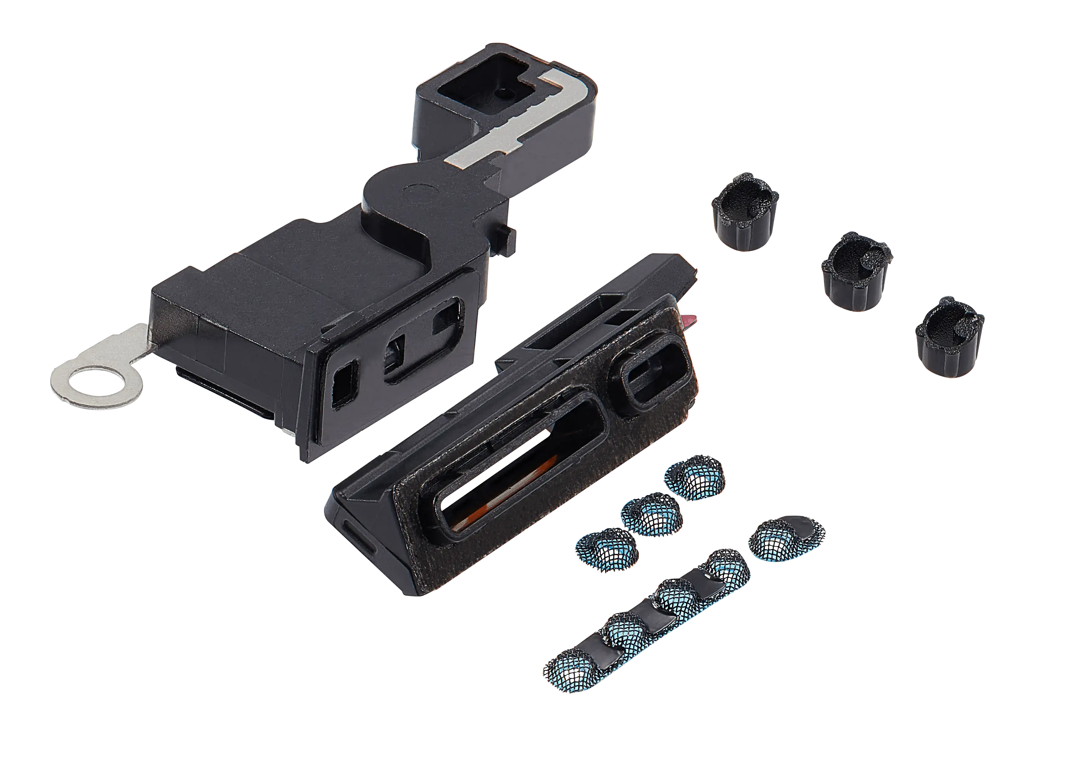 Loudspeaker / Mic Mesh For iPhone 16 Pro (Black) (10 Pack) - Image 15