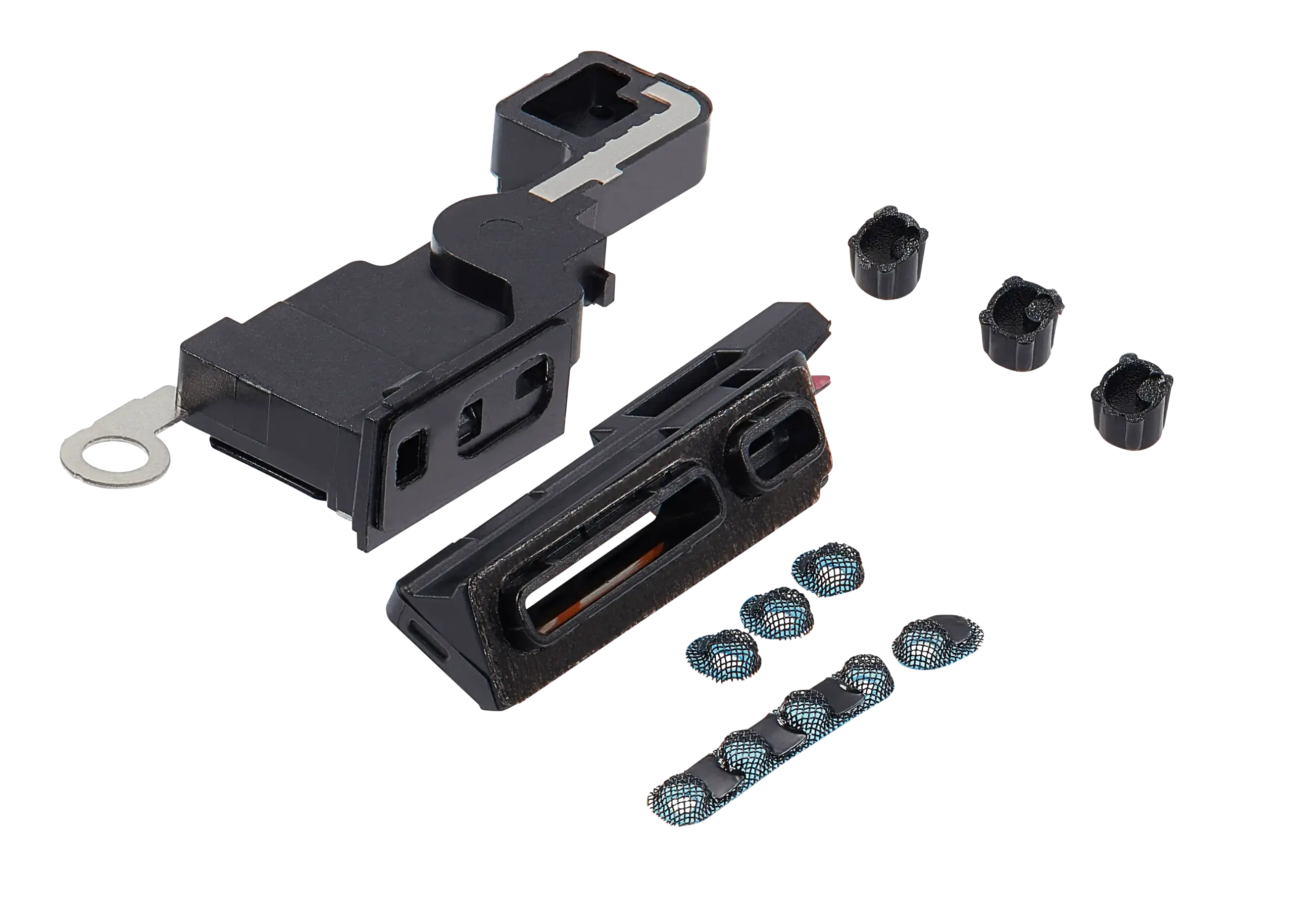 Loudspeaker / Mic Mesh For iPhone 16 Pro (Black) (10 Pack) - Image 5