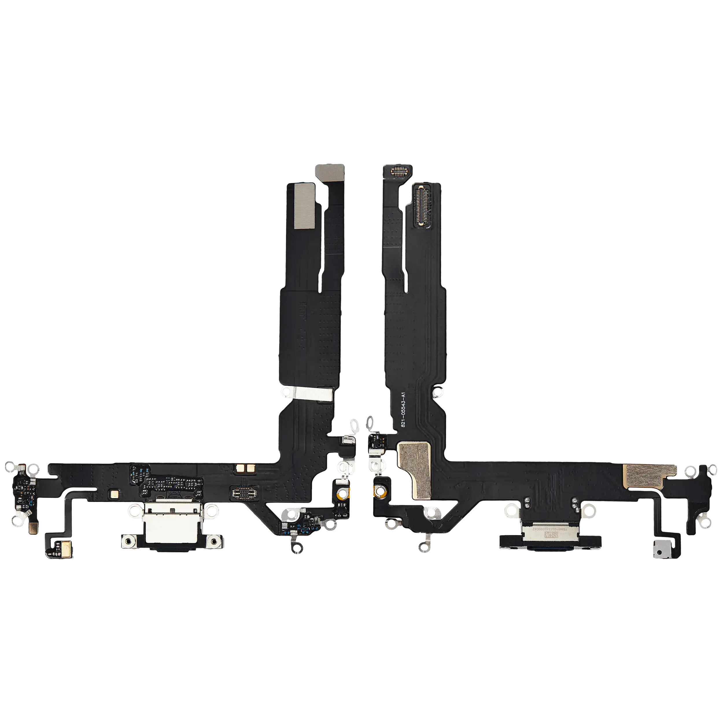 Charging Port Flex Cable For iPhone 16 (Aftermarket Plus) (Black) - Image 6