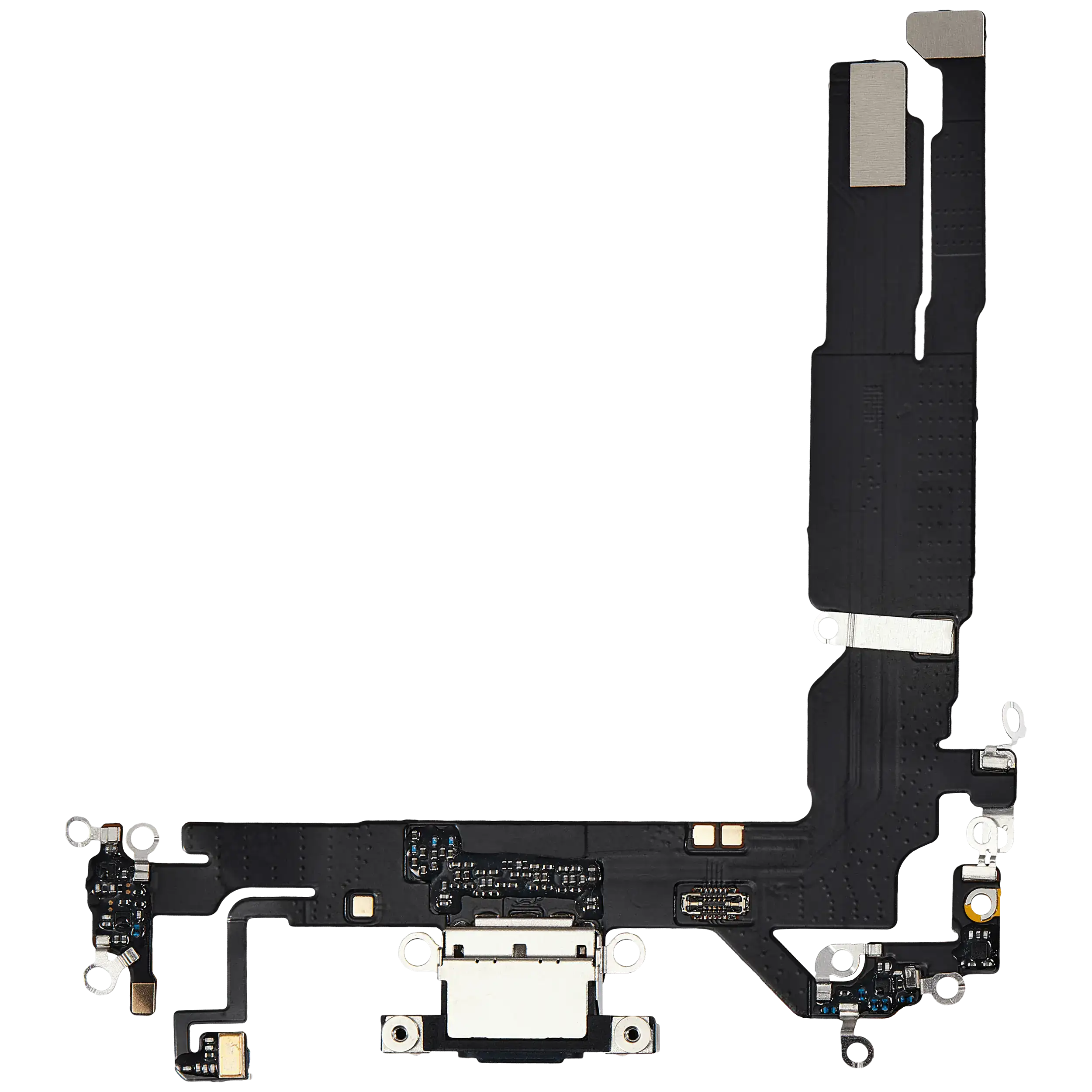 Charging Port Flex Cable For iPhone 16 (Aftermarket Plus) (Black) - Image 12