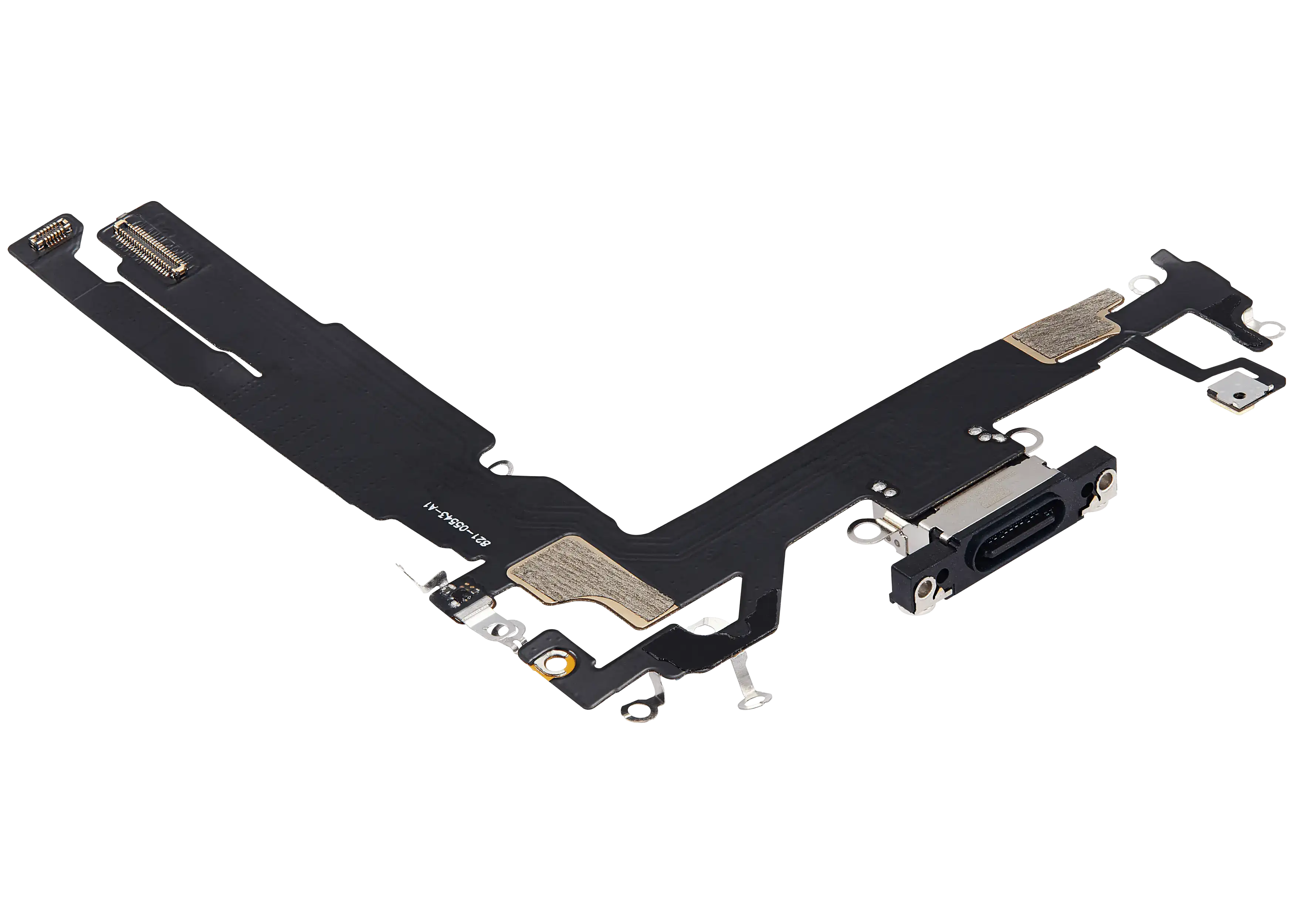 Charging Port Flex Cable For iPhone 16 (Aftermarket Plus) (Black) - Image 14