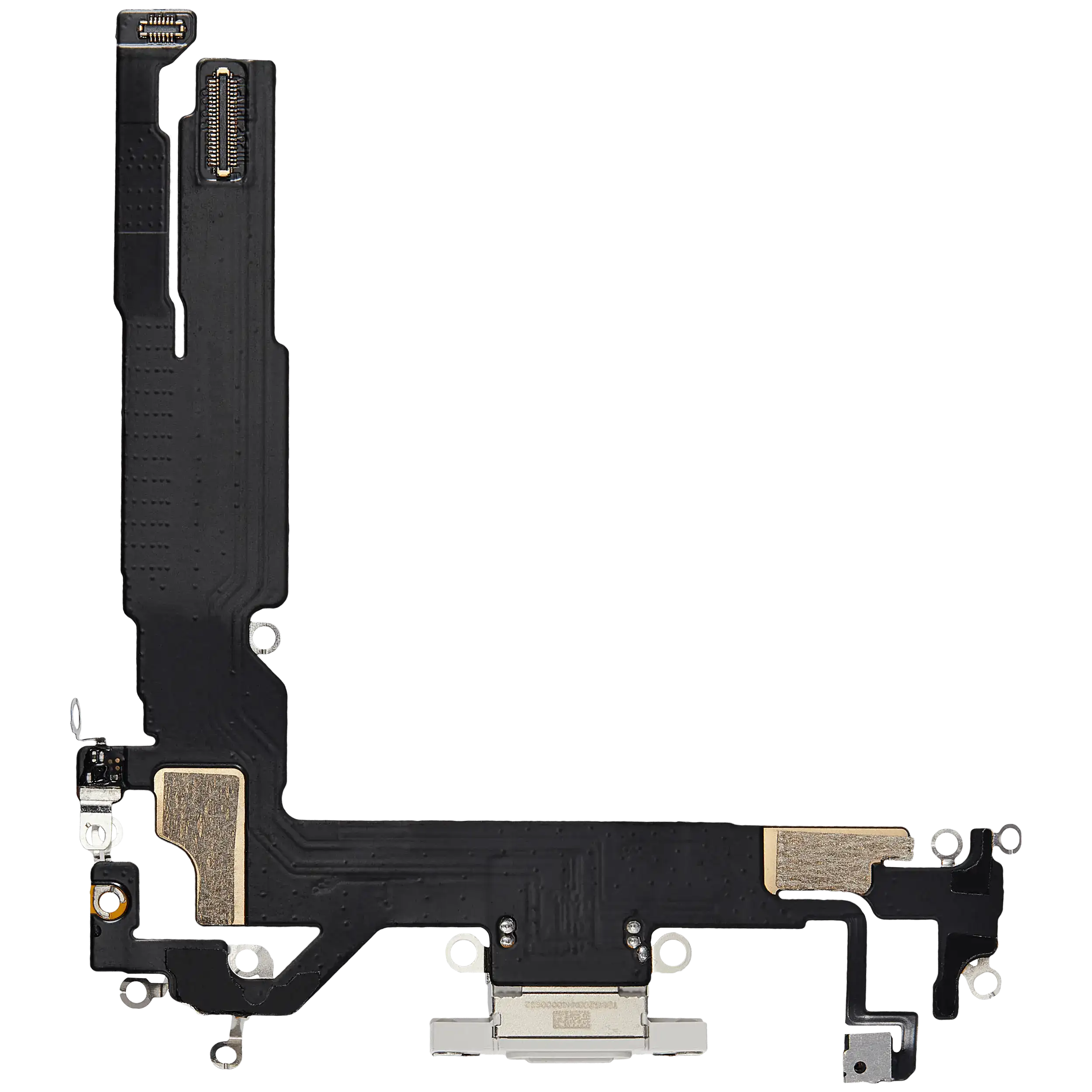 Charging Port Flex Cable For iPhone 16 (Aftermarket Plus) (White) - Image 8