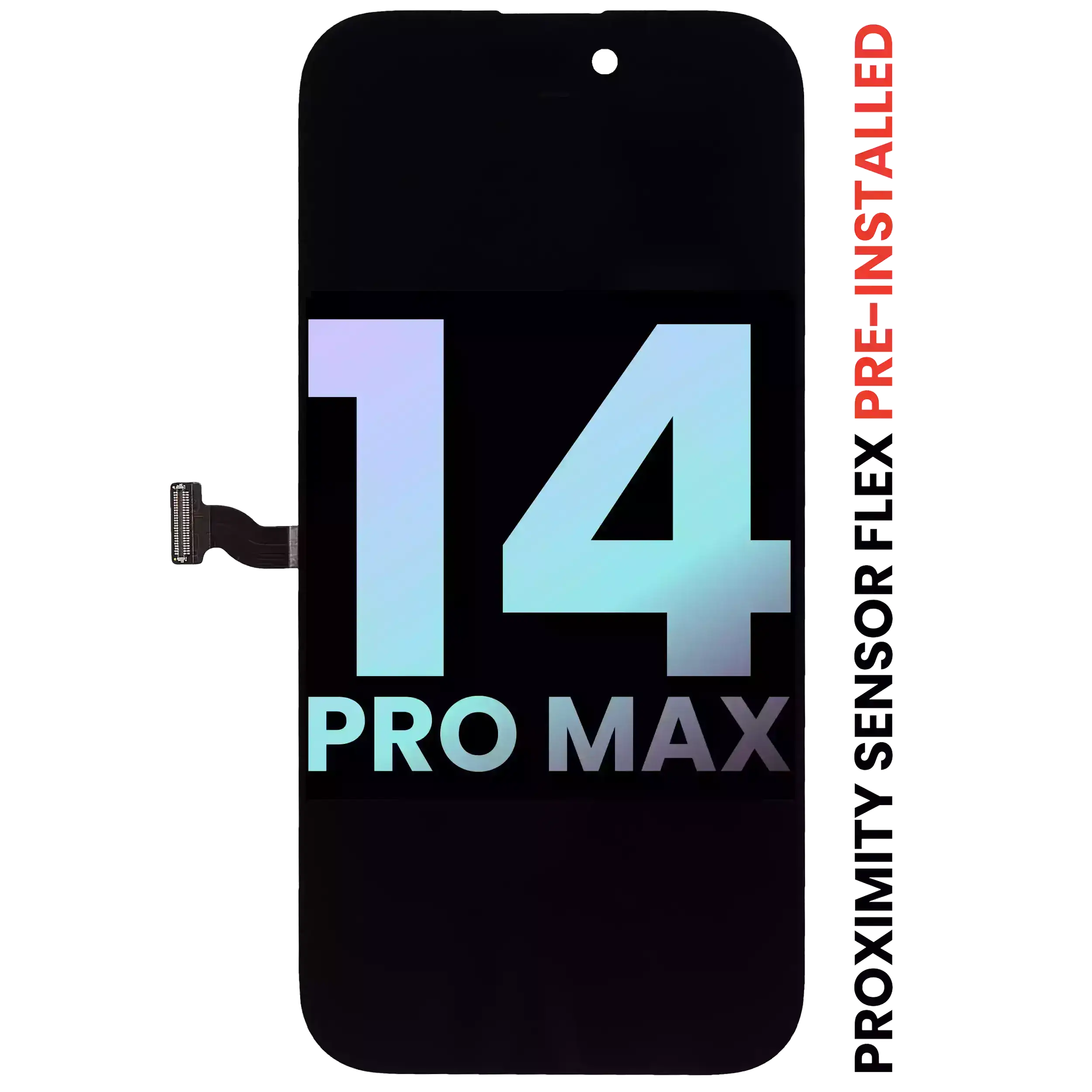 OLED Assembly With Proximity Sensor Flex Pre-Installed For iPhone 14 Pro Max (Service Pack) - Image 12