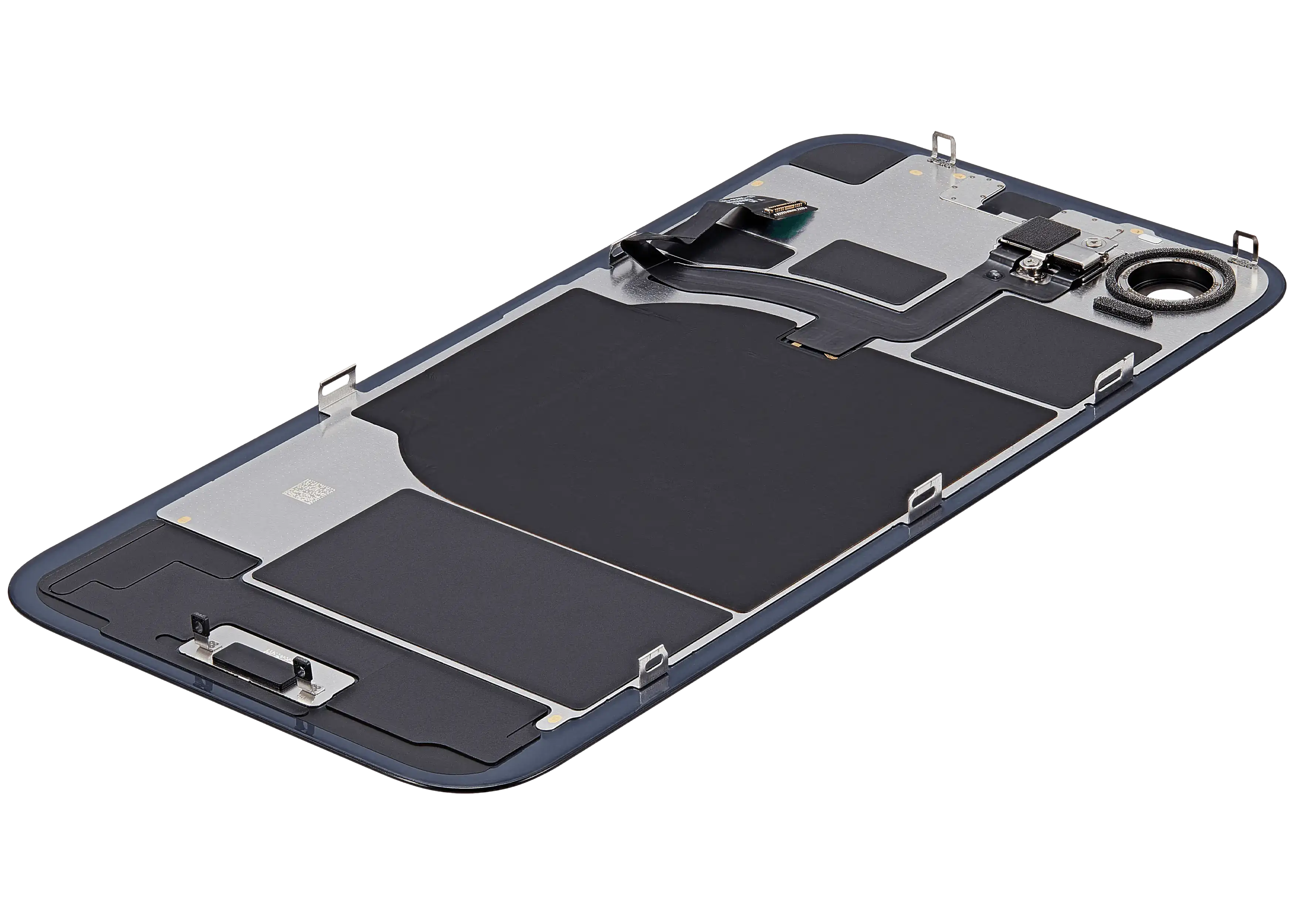 Back Glass w/ MagSafe Magnet & NFC & Flashlight Flex For iPhone 16e (Used OEM Pull: Grade A) (Black) - Image 10