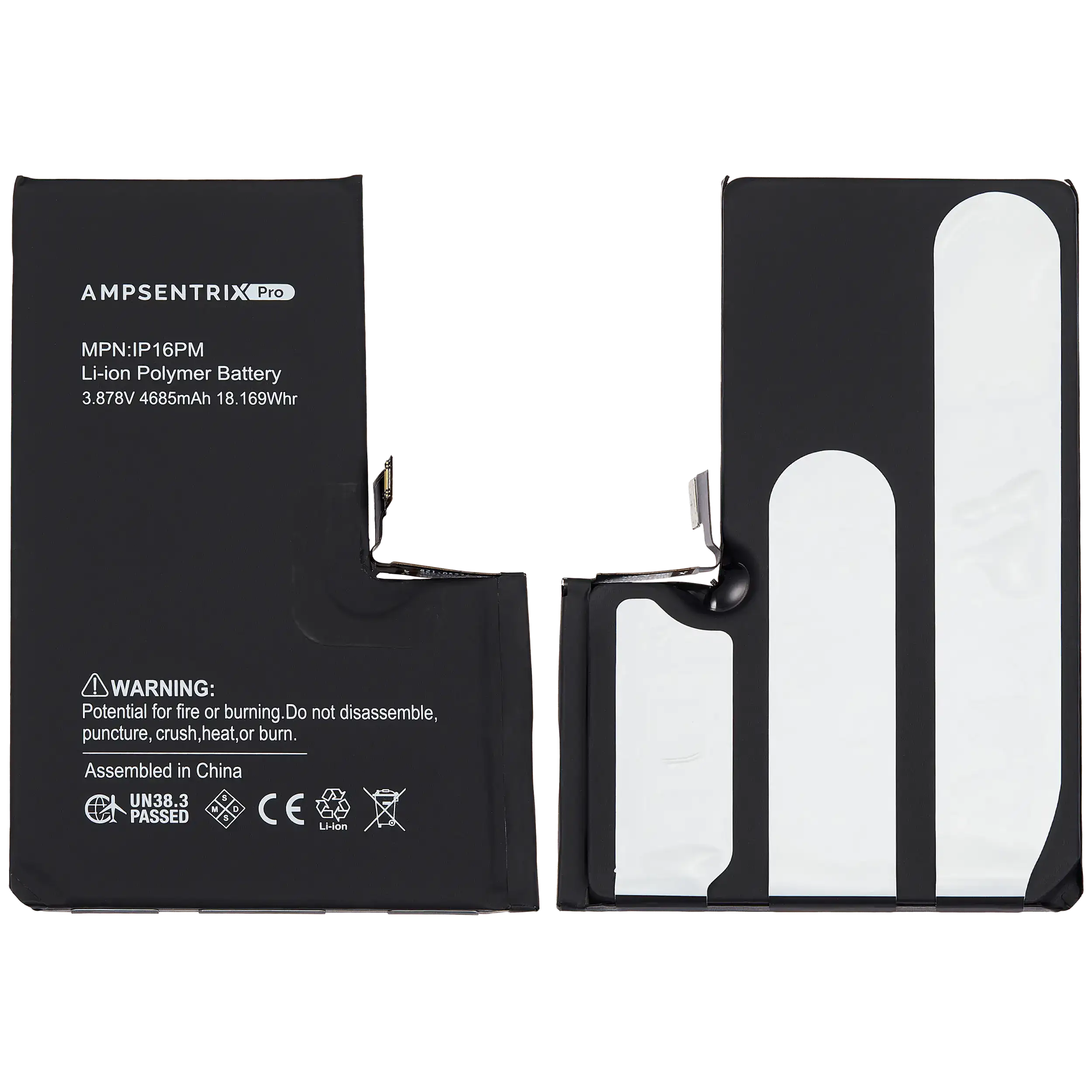 Replacement Battery For iPhone 16 Pro Max (AmpSentrix Pro) - Image 6