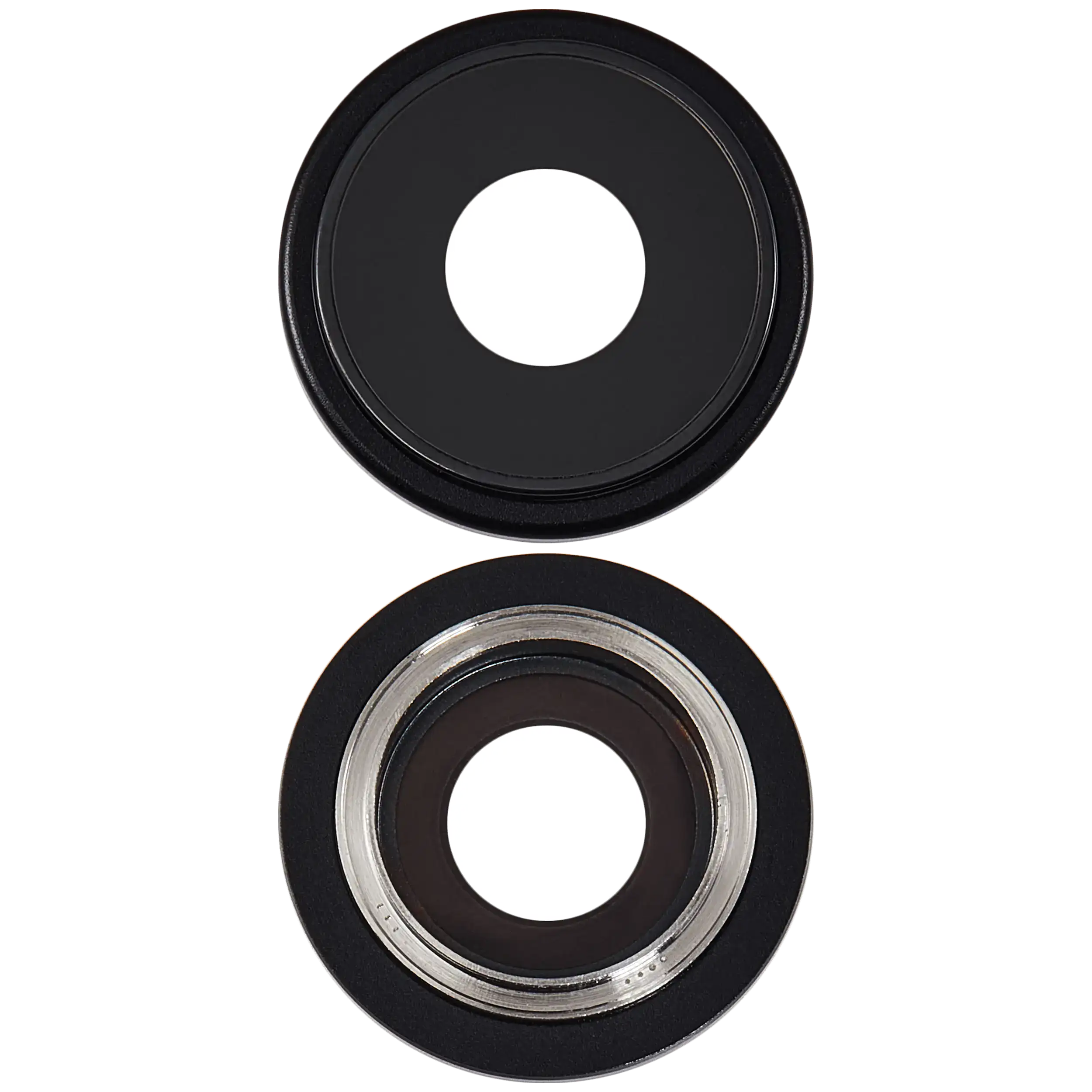 Back Camera Lens With Bracket & Bezel For iPhone 16e (Black) (Premium) - Image 8