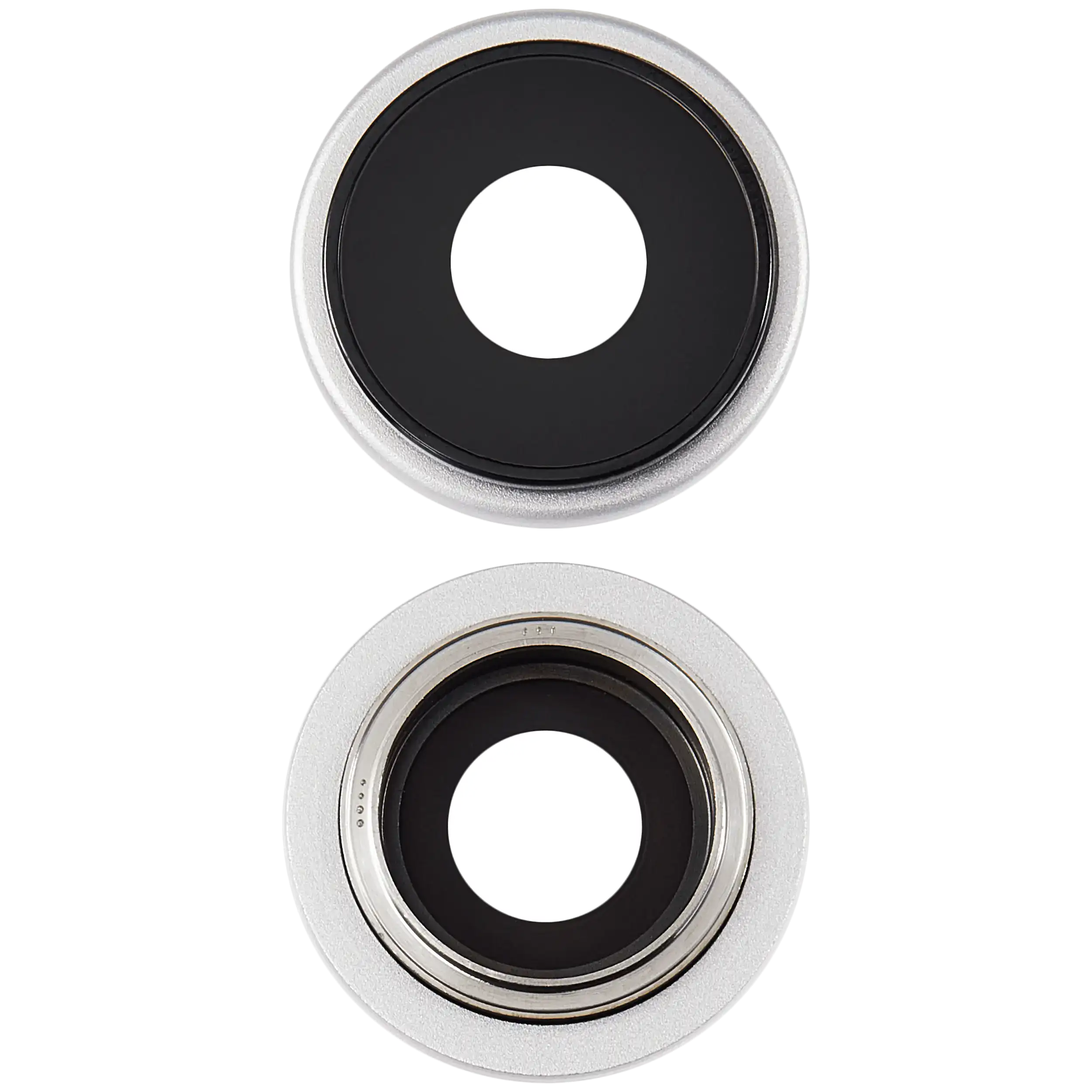 Back Camera Lens With Bracket & Bezel For iPhone 16e (White) (Premium) - Image 2