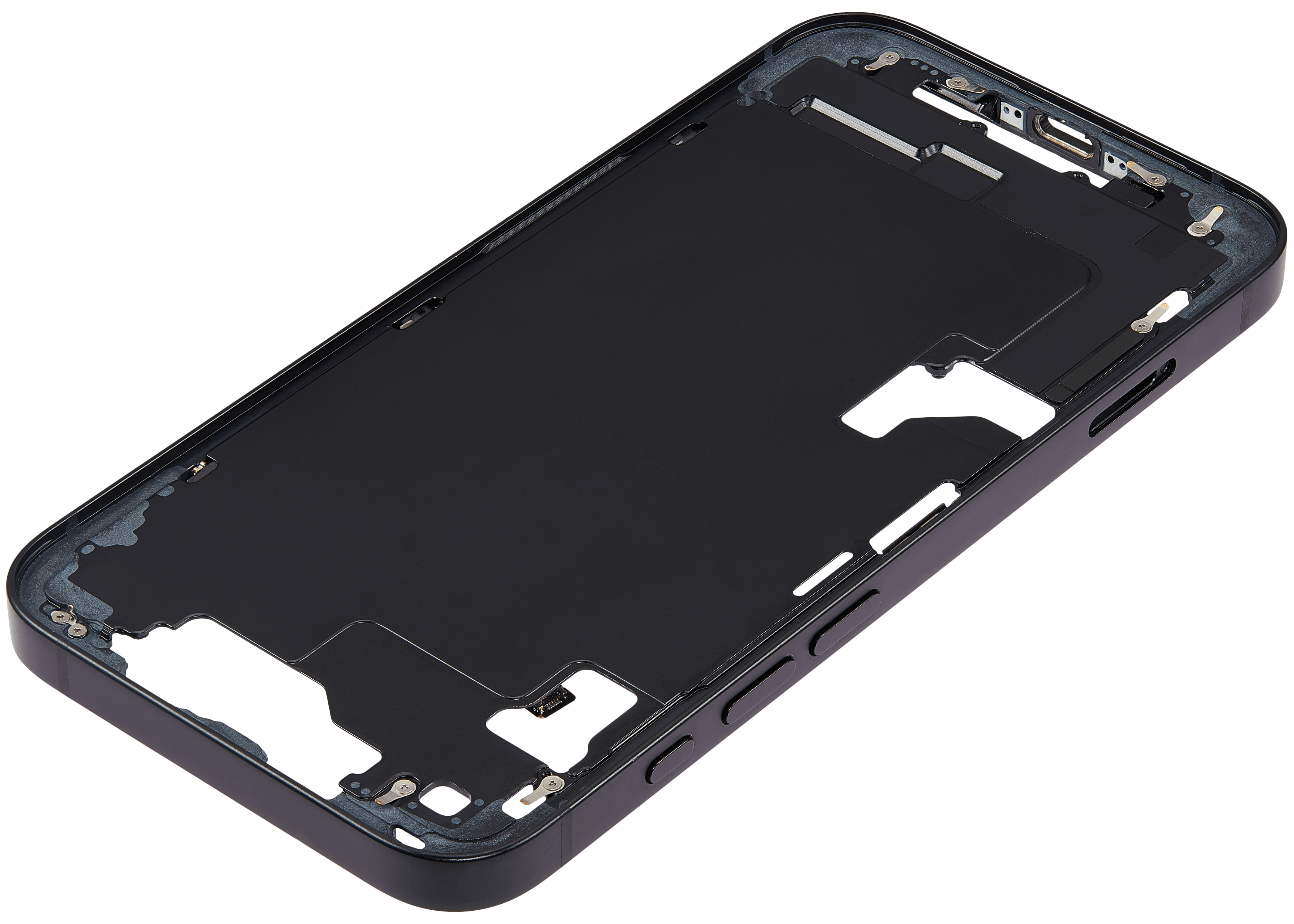 Mid-Frame Housing W/ Small Parts For iPhone 16e (EU / Global Version) (Used OEM Pull: Grade A) (Black) - Image 10