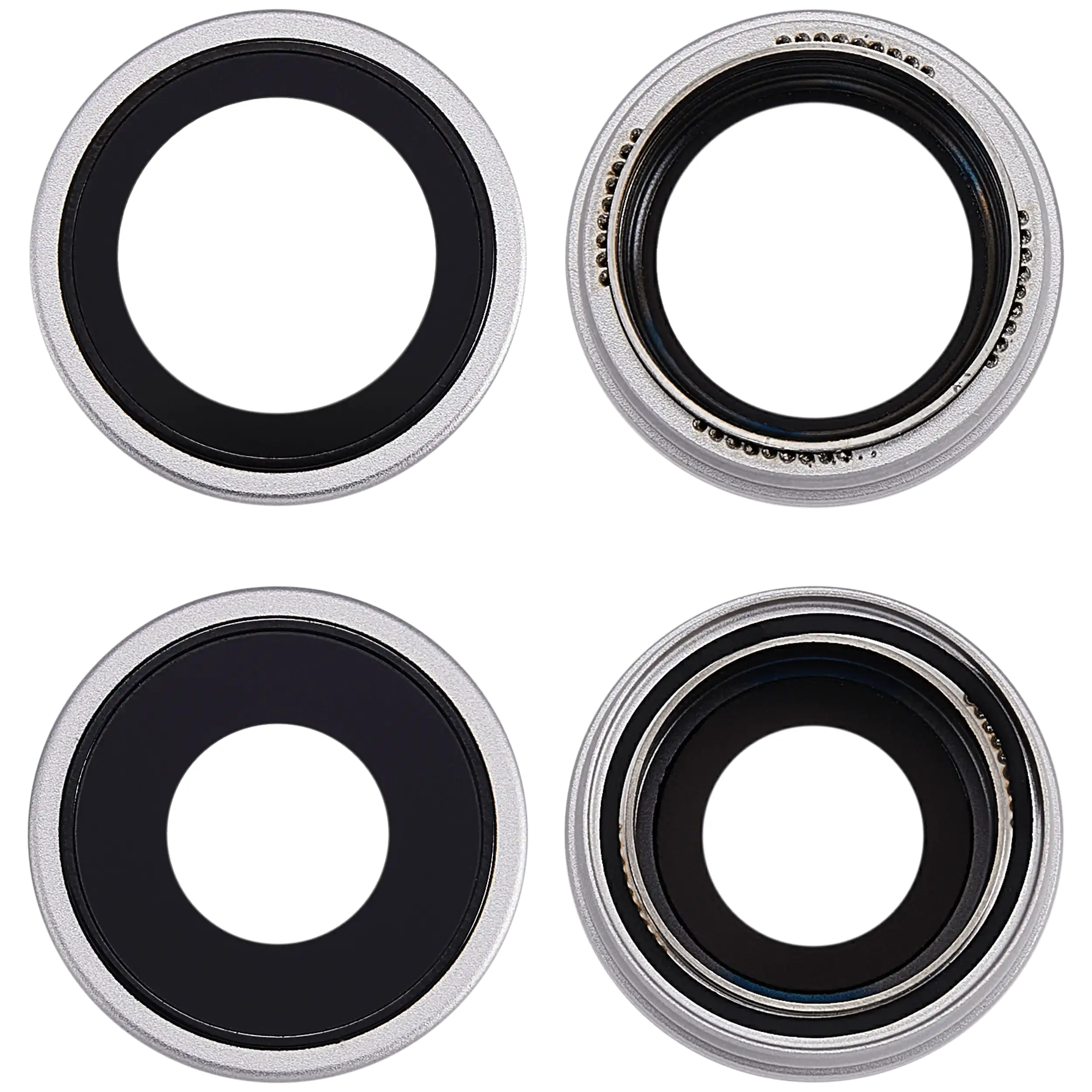 Back Camera Lens With Bracket & Bezel For iPhone 17 (Premium) (White) - Image 13