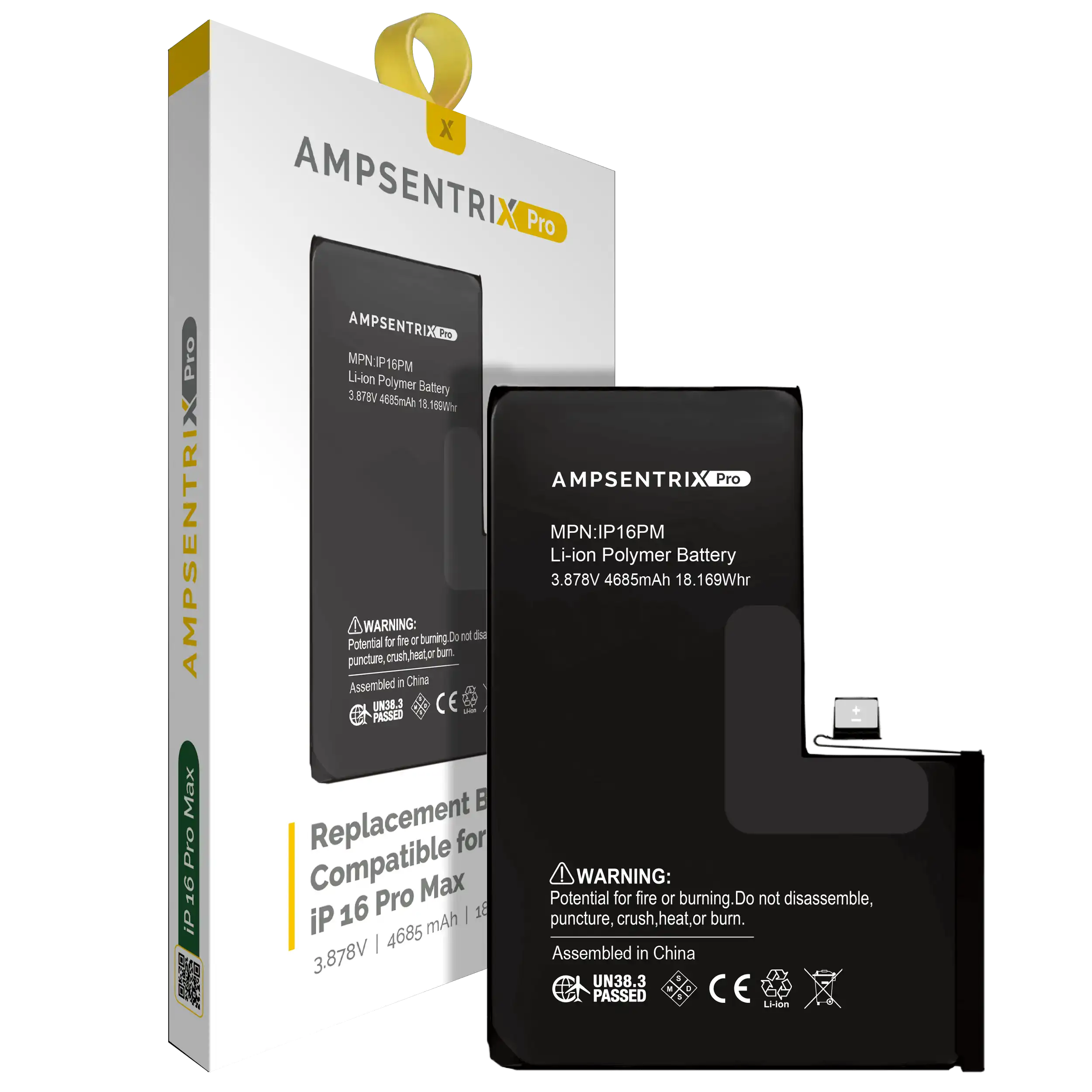 Replacement Battery For iPhone 16 Pro Max (AmpSentrix Pro) - Image 15