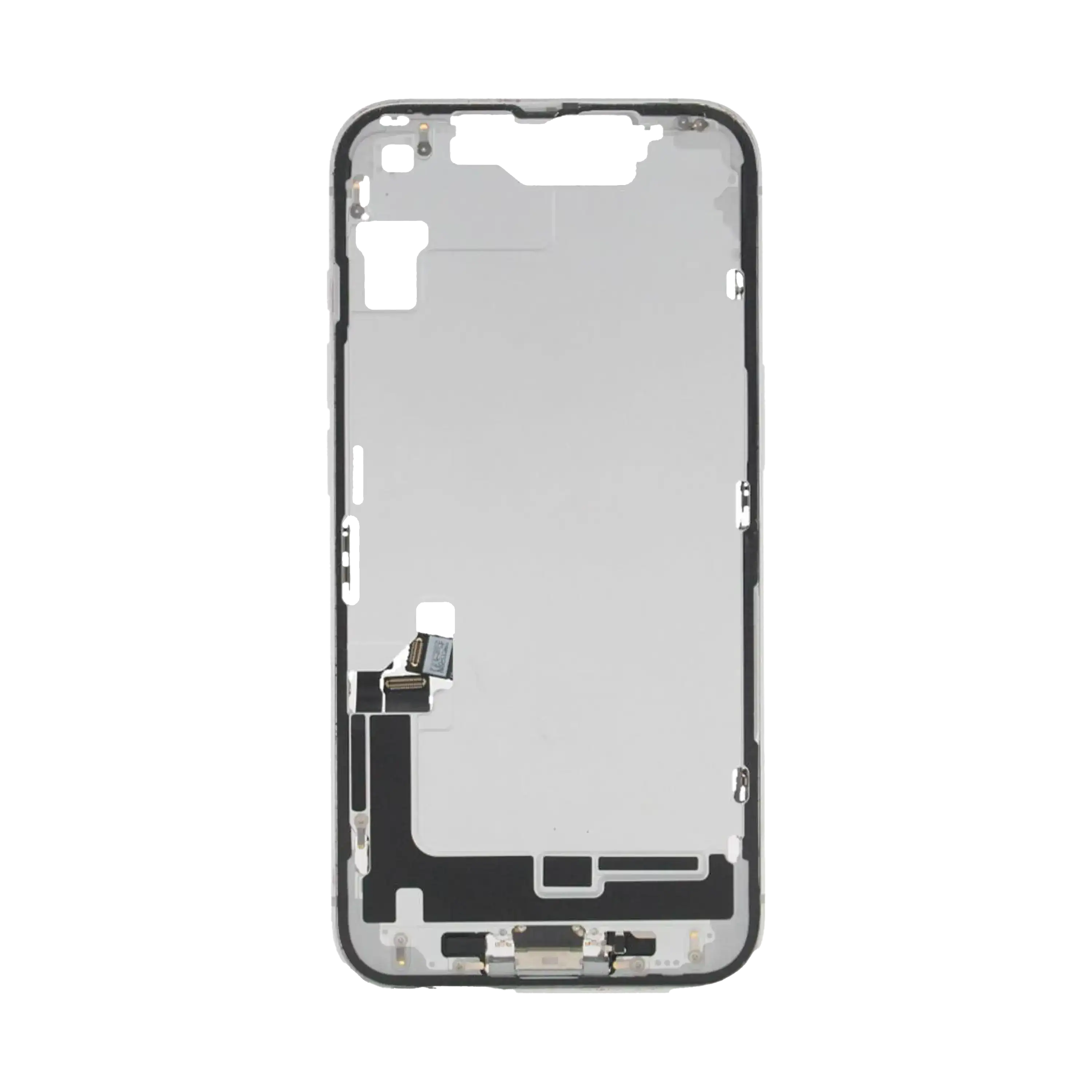 Mid-Frame Housing W/ Small Parts For iPhone 16e (EU / Global Version) (Used OEM Pull: Grade A) (White) - Image 3