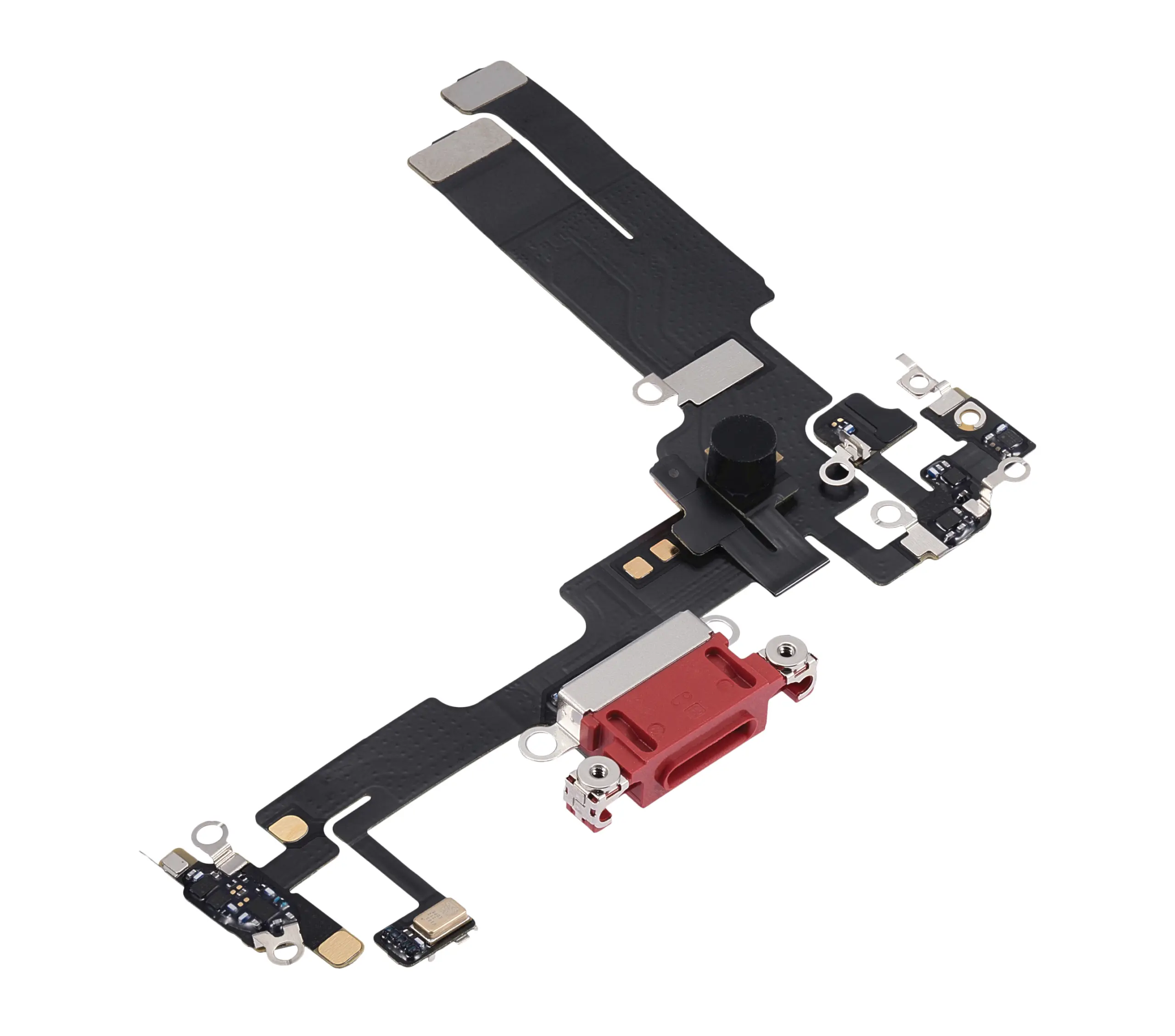 Charging Port Flex Cable For iPhone 14 (Premium) (Red) - Image 18