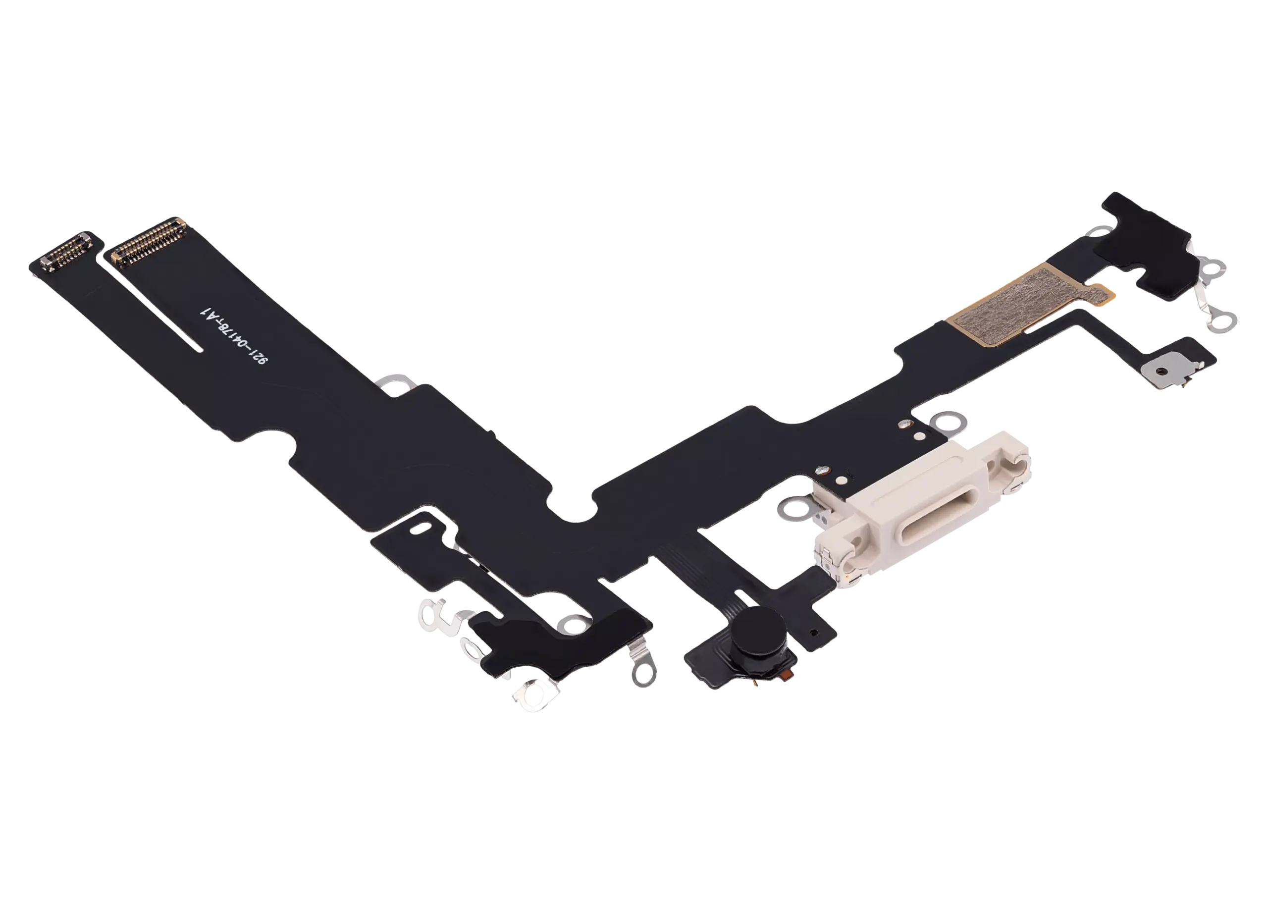 Charging Port Flex Cable For iPhone 14 Plus (Aftermarket Plus) (Starlight) - Image 14