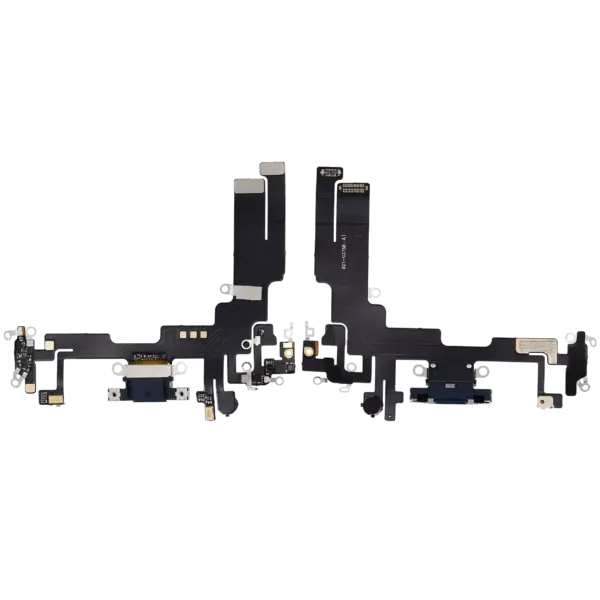 Charging Port Flex Cable For iPhone 14 (Aftermarket Plus) (Midnight)