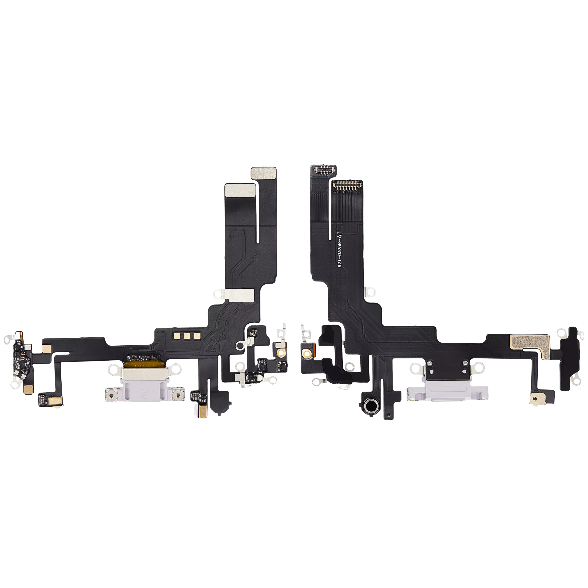 Charging Port Flex Cable For iPhone 14 (Aftermarket Plus) (Purple) - Image 11