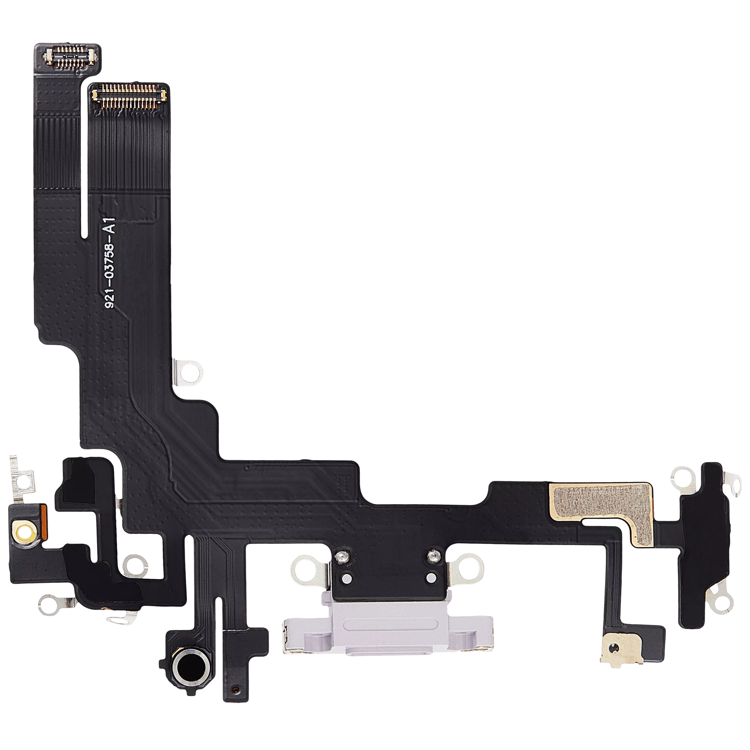 Charging Port Flex Cable For iPhone 14 (Aftermarket Plus) (Purple) - Image 17