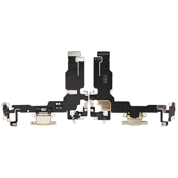 Charging Port Flex Cable For iPhone 15 (Premium) (Yellow)