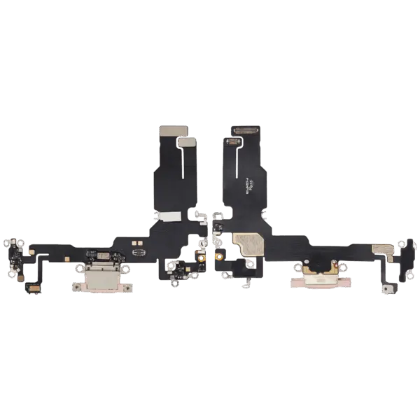 Charging Port Flex Cable For iPhone 15 (Aftermarket Plus) (Pink)