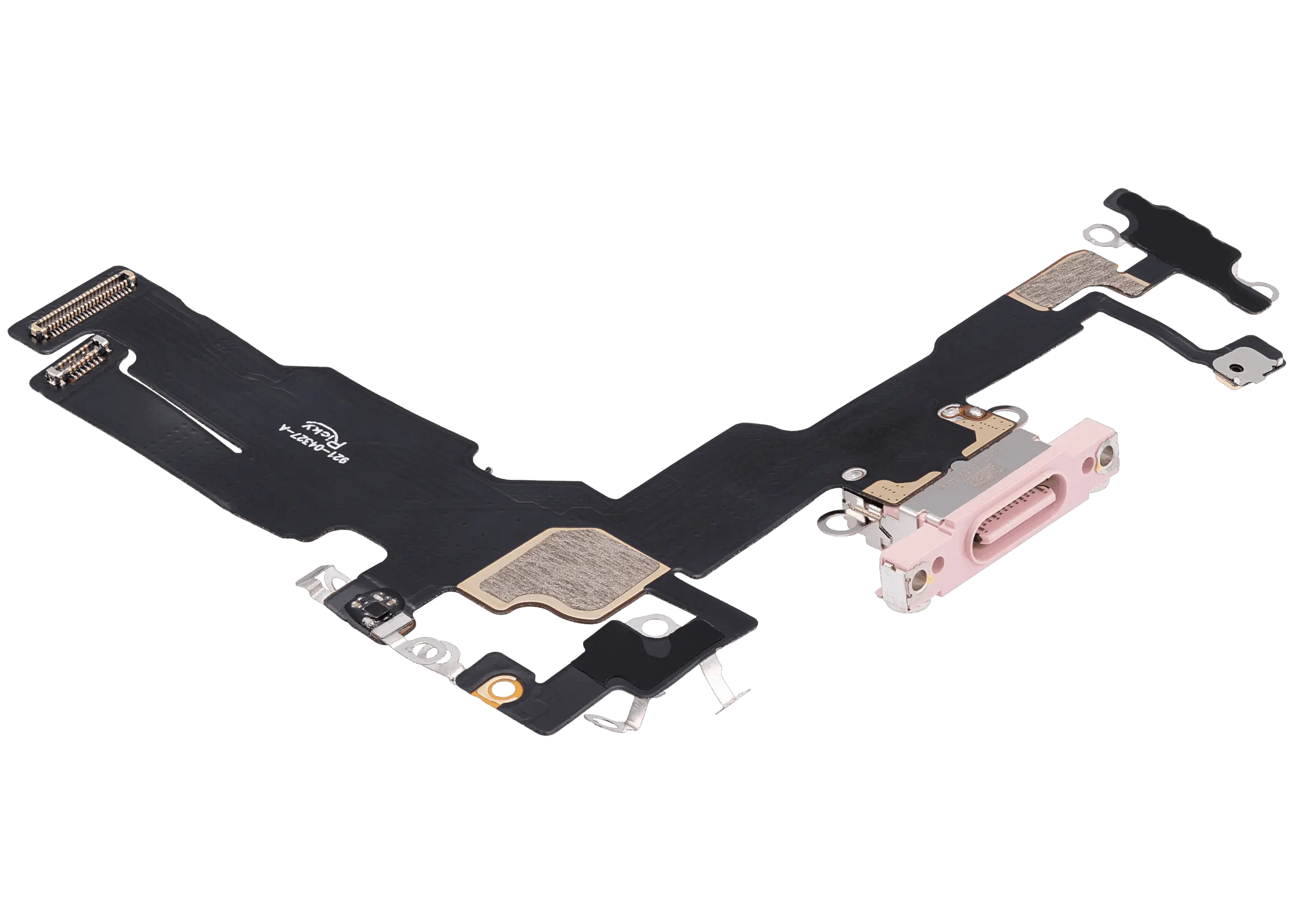 Charging Port Flex Cable For iPhone 15 (Aftermarket Plus) (Pink) - Image 4