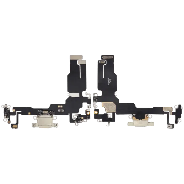 Charging Port Flex Cable For iPhone 15 (Aftermarket Plus) (Yellow)