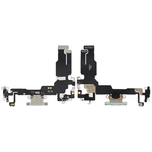 Charging Port Flex Cable For iPhone 15 (Aftermarket Plus) (Green)