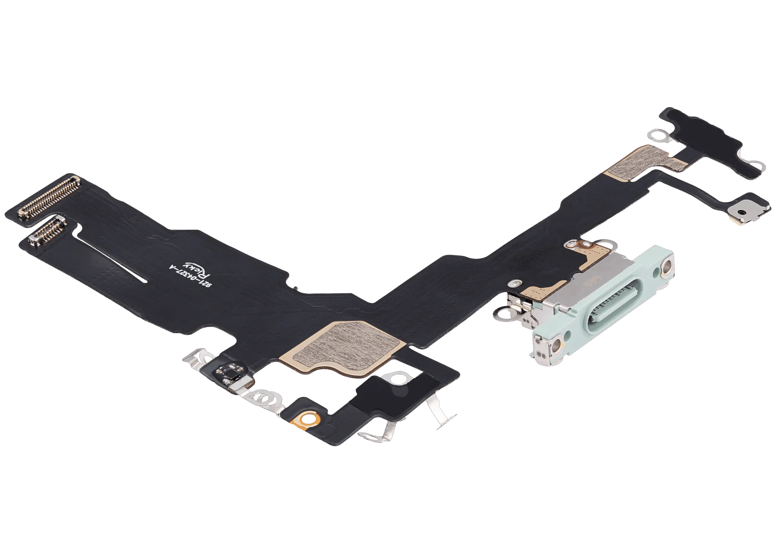 Charging Port Flex Cable For iPhone 15 (Aftermarket Plus) (Green) - Image 9