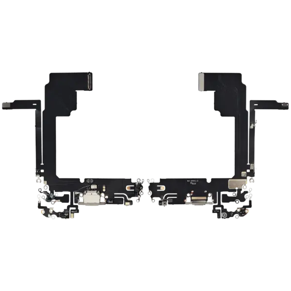 Charging Port Flex Cable For iPhone 15 Pro Max (Aftermarket Plus) (Natural Titanium)