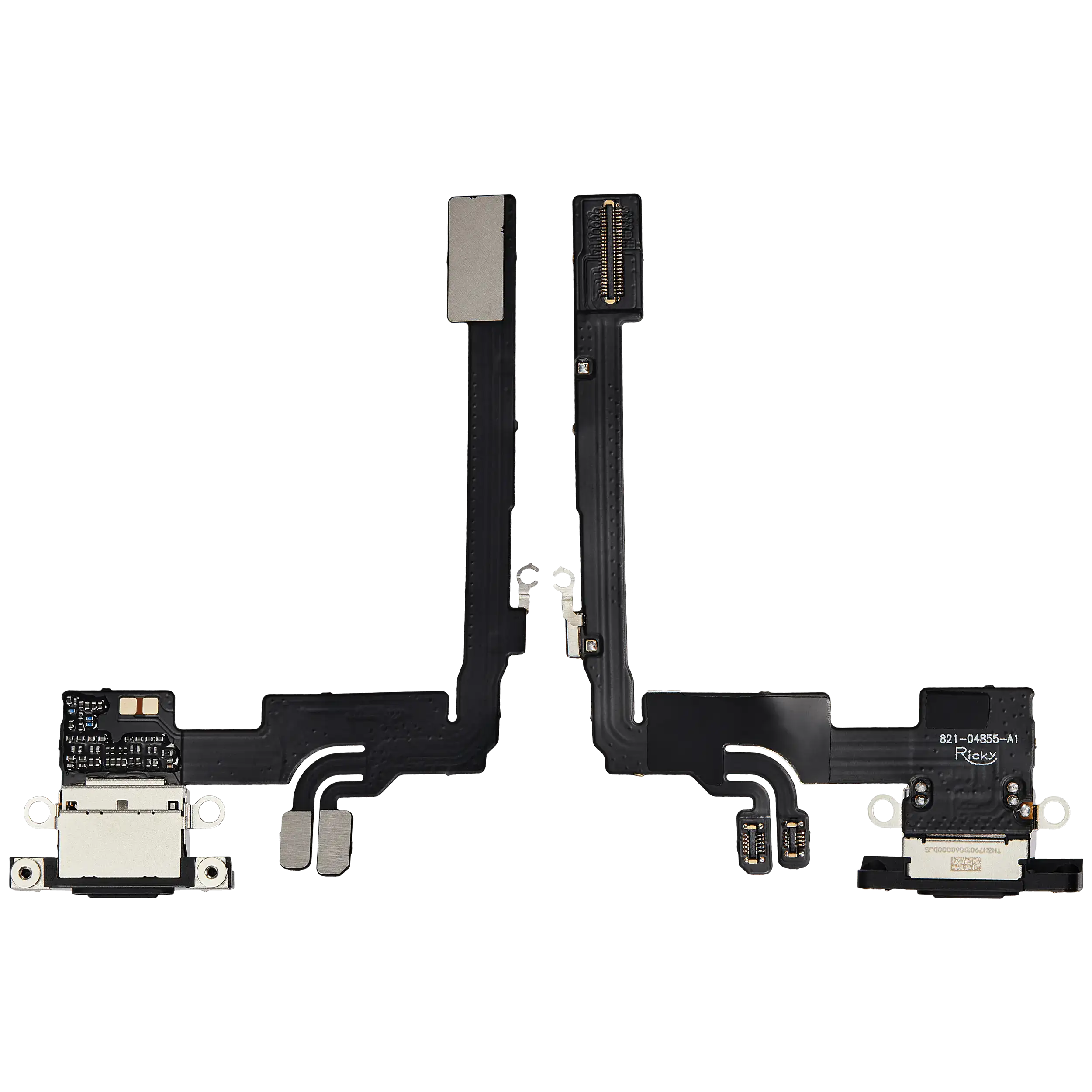 Charging Port Flex Cable For iPhone 16 Pro (Aftermarket Plus) (Black Titanium) - Image 6