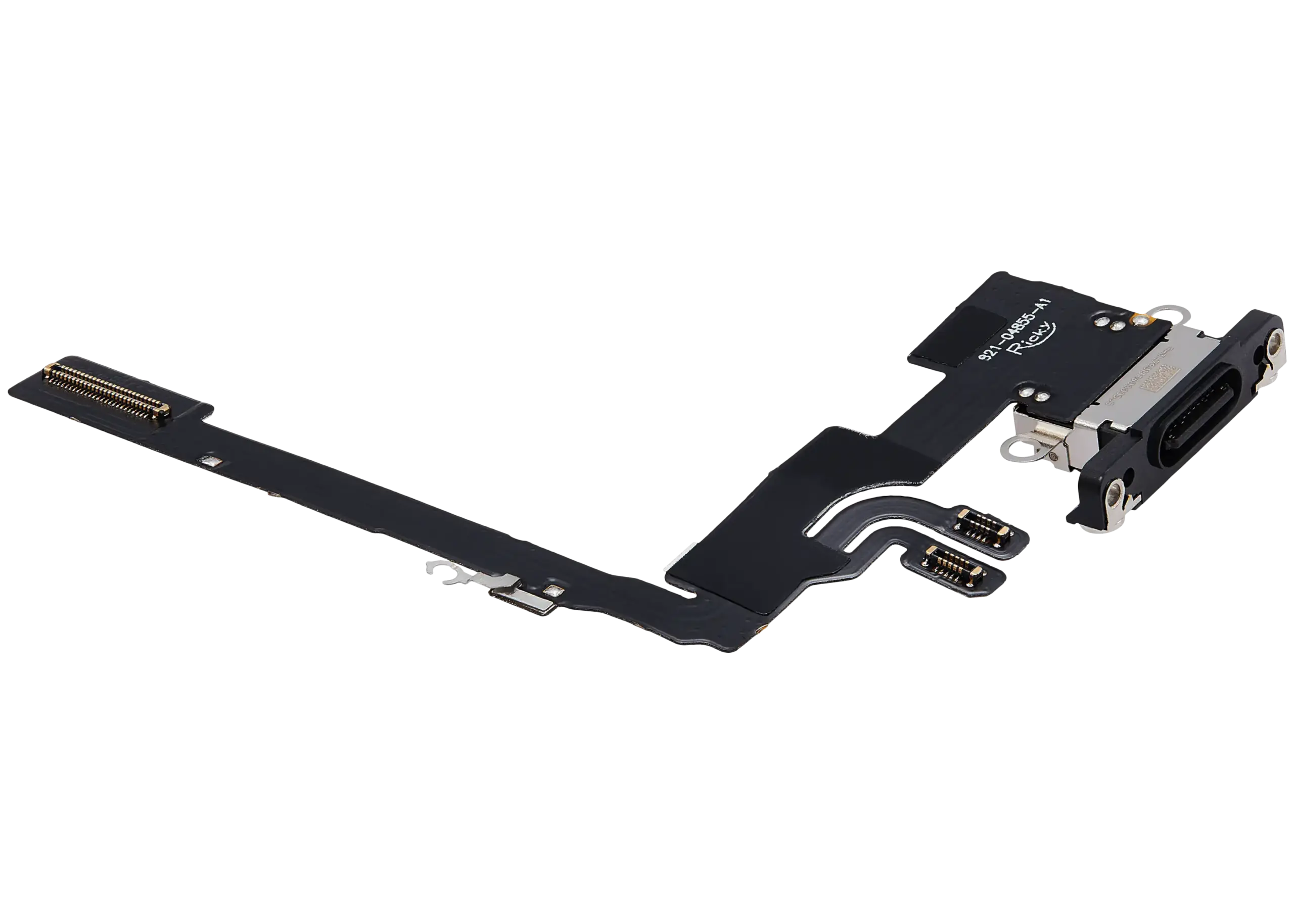 Charging Port Flex Cable For iPhone 16 Pro (Aftermarket Plus) (Black Titanium) - Image 9
