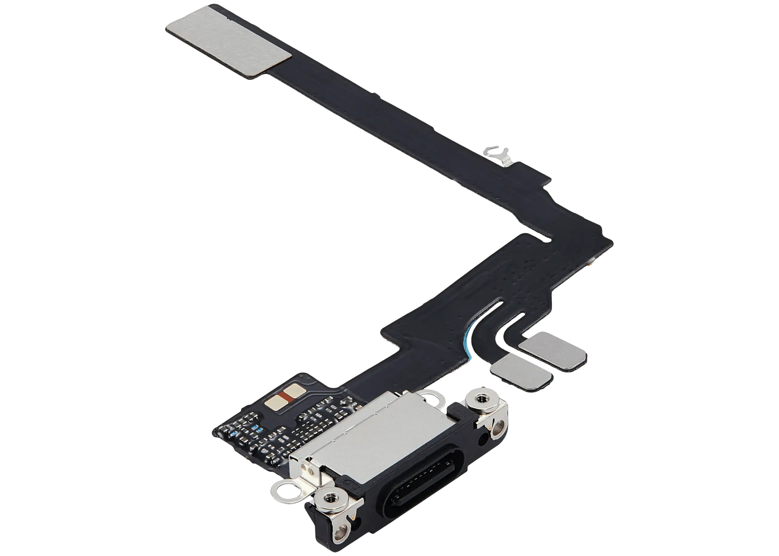 Charging Port Flex Cable For iPhone 16 Pro (Aftermarket Plus) (Black Titanium) - Image 10