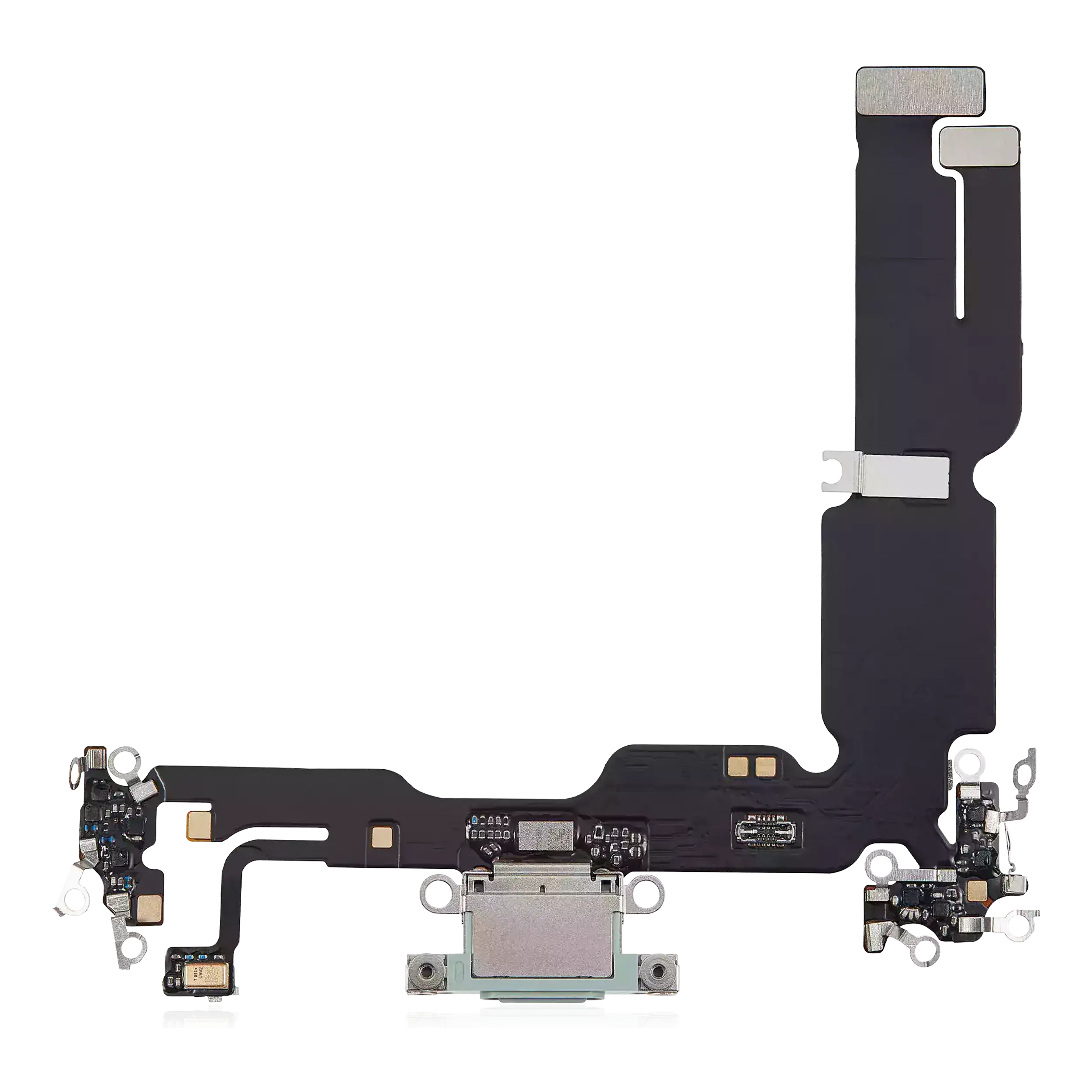 Charging Port Flex Cable For iPhone 15 Plus (Aftermarket Plus) (Green) - Image 20