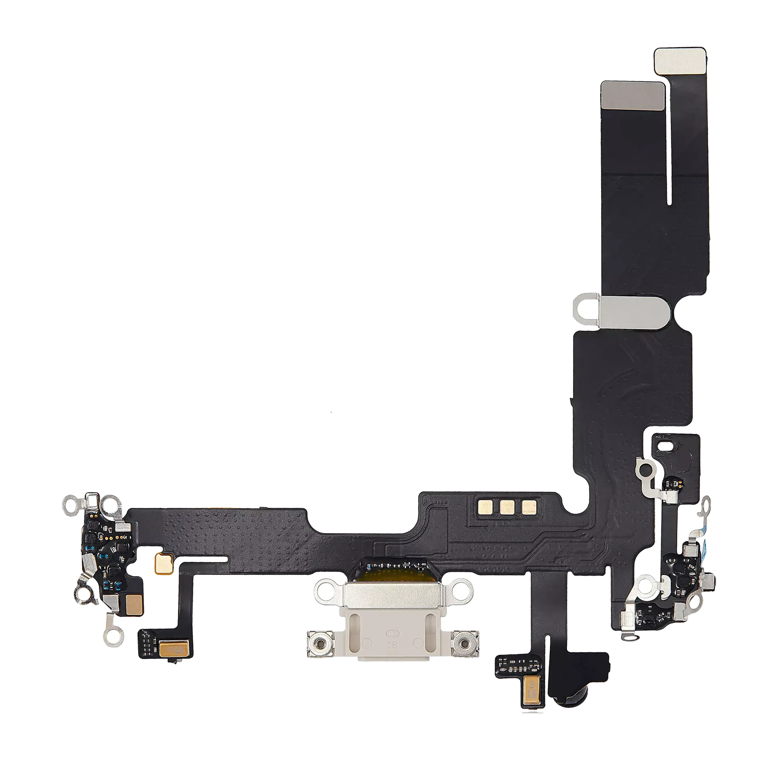 Charging Port Flex Cable For iPhone 14 Plus (Aftermarket Plus) (Starlight) - Image 15